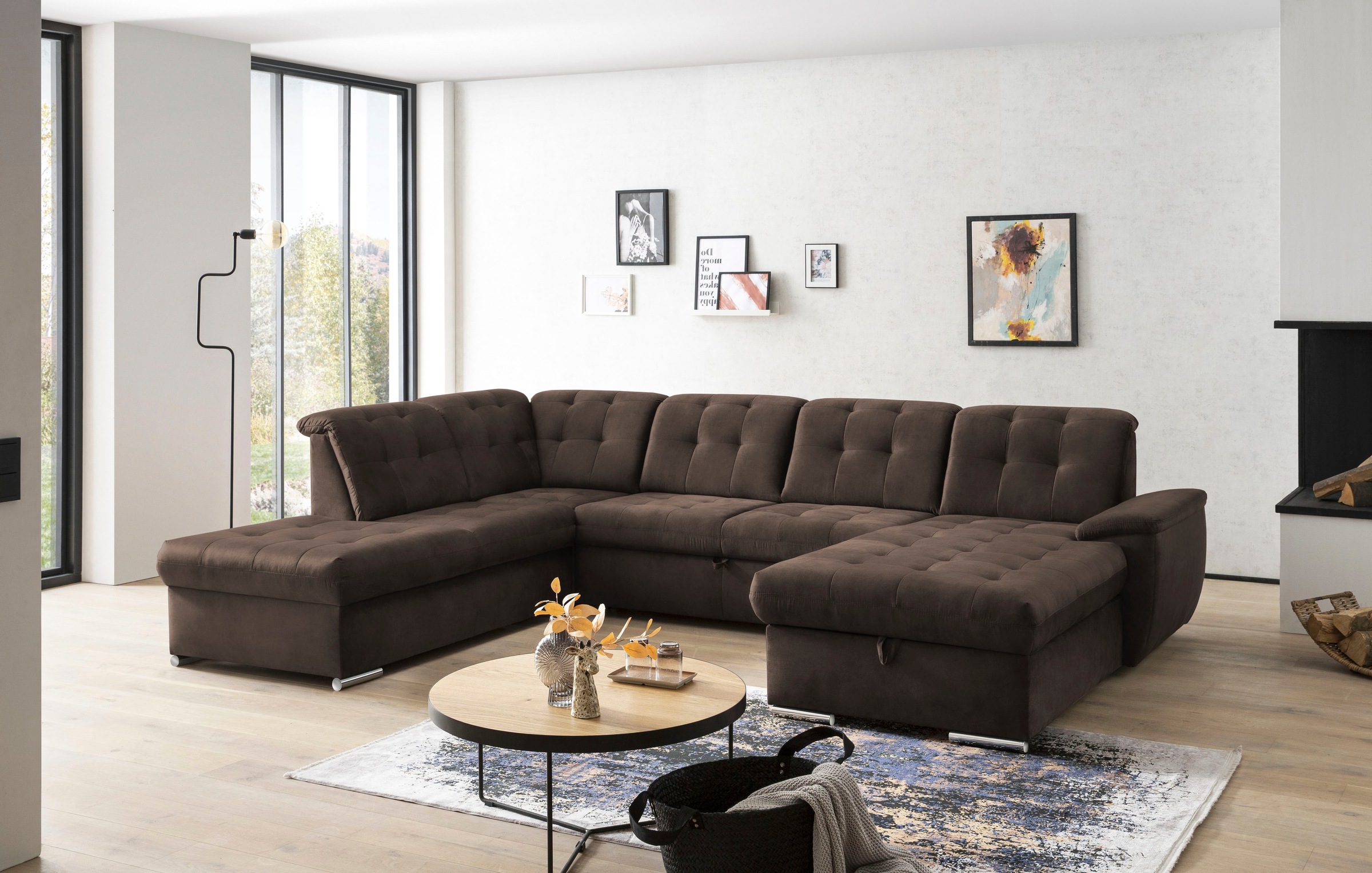 exxpo - sofa fashion Wohnlandschaft "Durango, aufwendige Sitz- und Rückenve günstig online kaufen