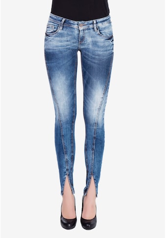 Cipo & Baxx Slim-fit-Jeans, mit trendiger Ziernaht kaufen