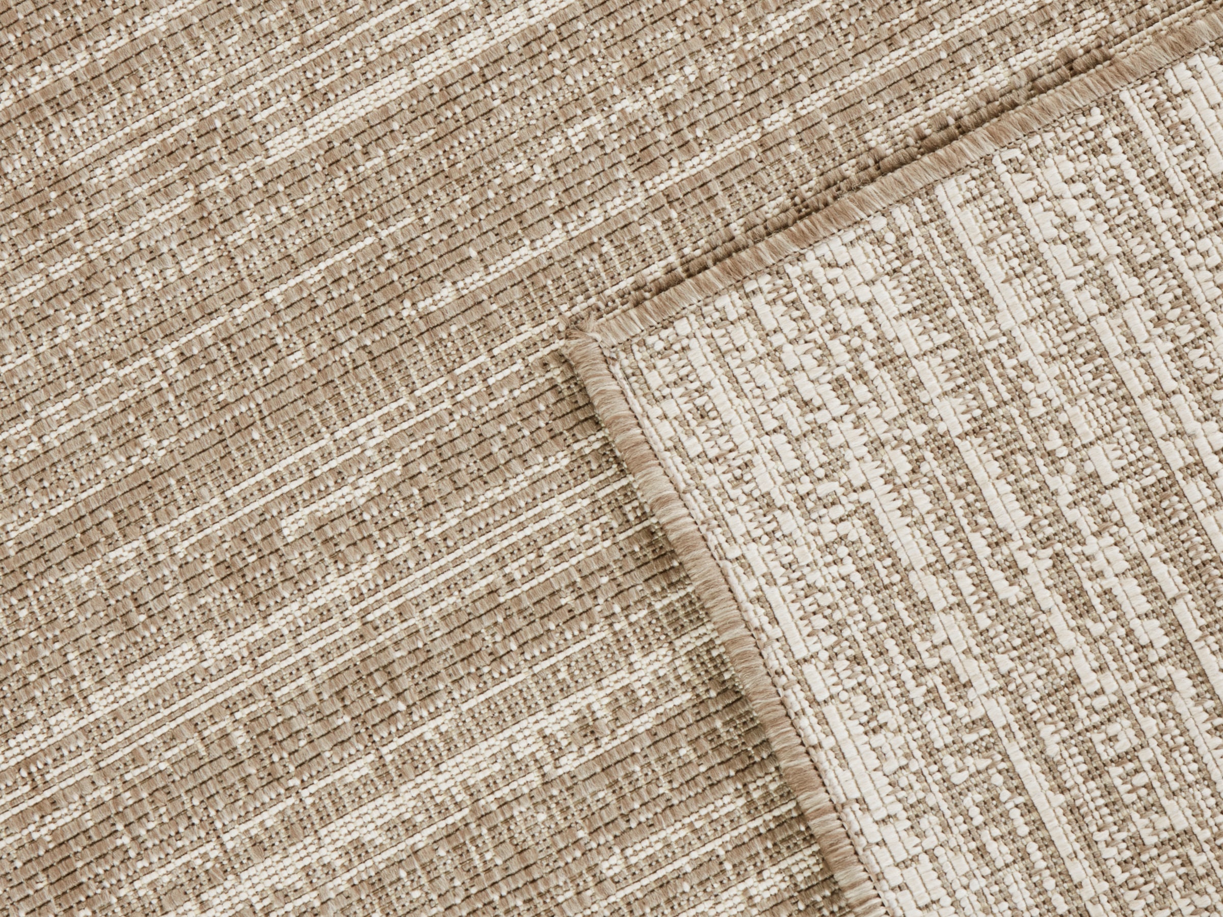 ELLE DECORATION Läufer »Mèlange«, rechteckig, 5 mm Höhe, Flachgewebe, In-& Outdoor, Modern, Wendeteppich, Balkon, Wohnzimmer