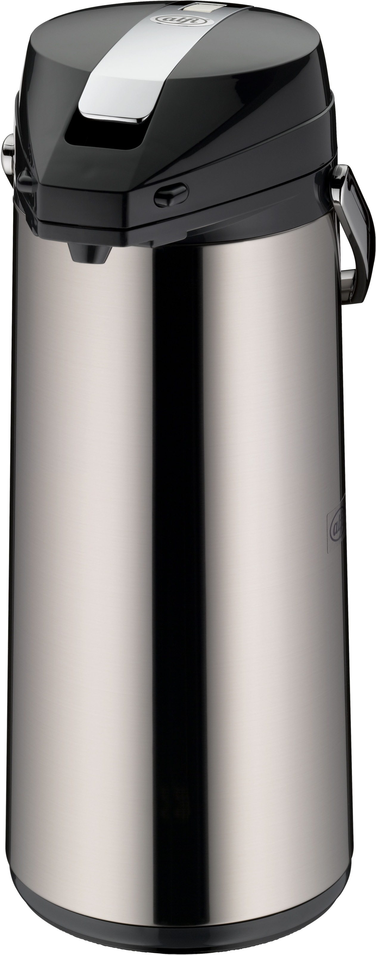 Alfi Pump-Isolierkanne, 3,0 l, Edelstahl, mit Glaseinsatz