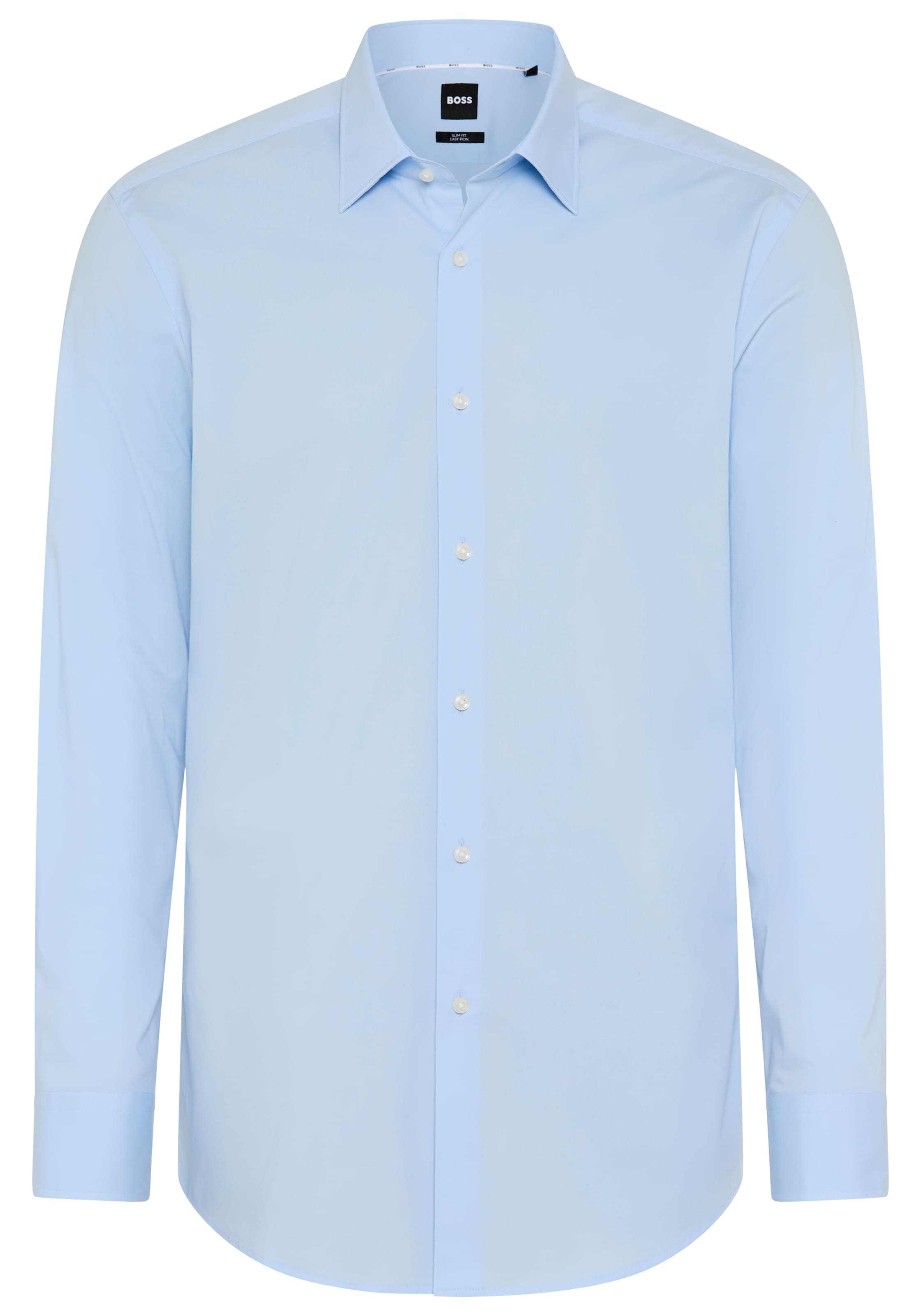 BOSS Businesshemd »Hank« Kentkragen, Slim-Fit, bügelleichte Qualität