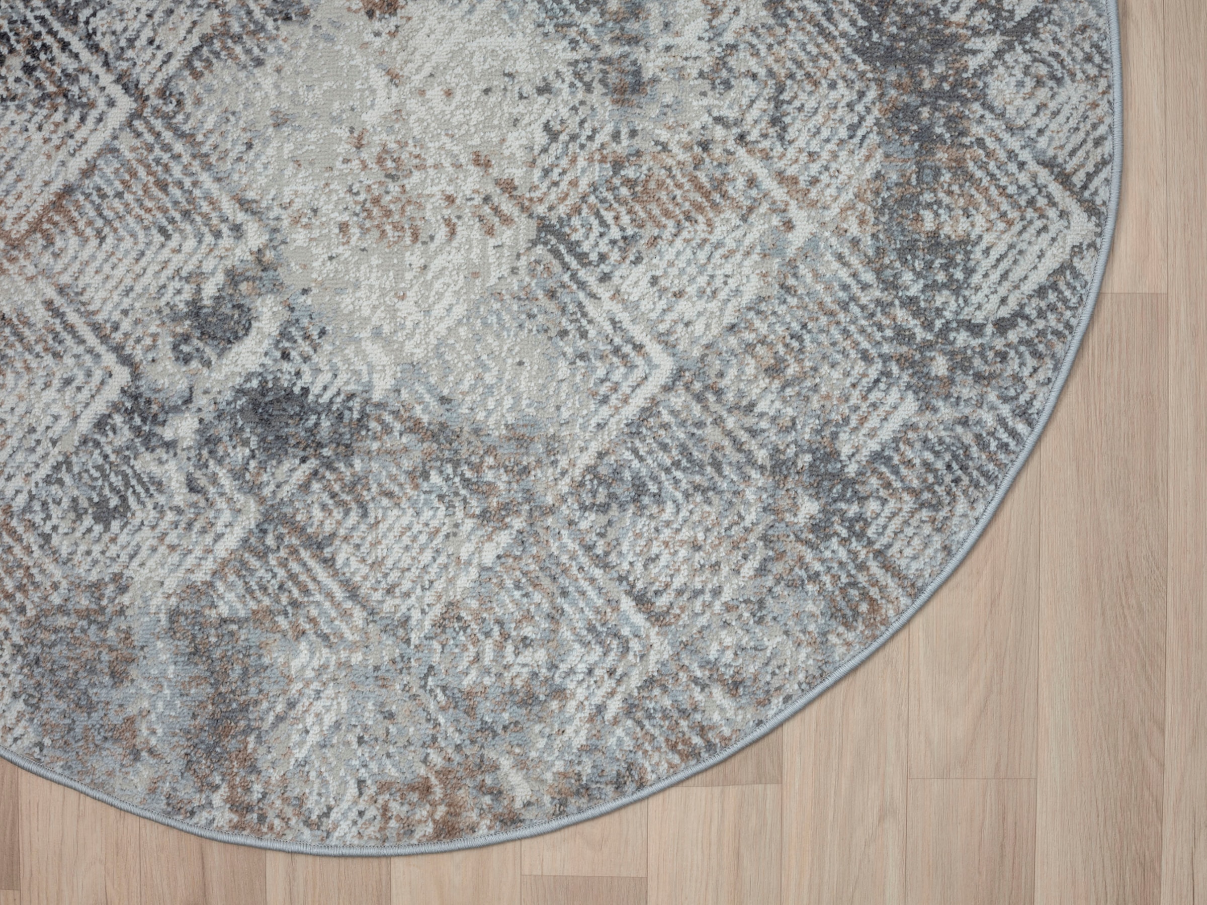 Myflair Möbel & Accessoires Teppich »My Heart«, rund, 8 mm Höhe, Kurzflor, Scandi-Design, besonders weich durch Microfaser