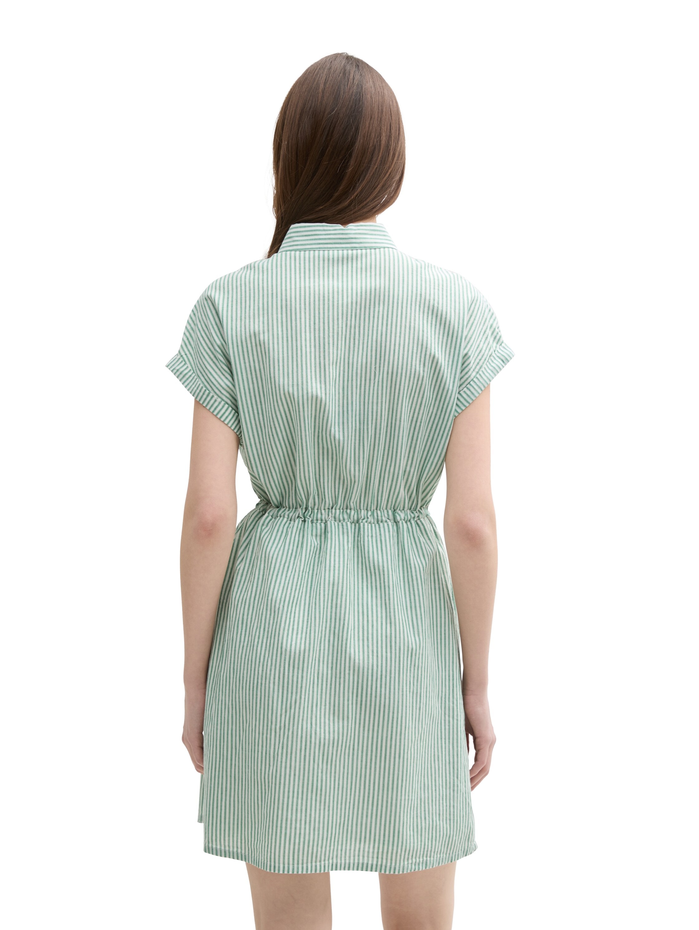 TOM TAILOR Denim Hemdblusenkleid, im Streifendessin