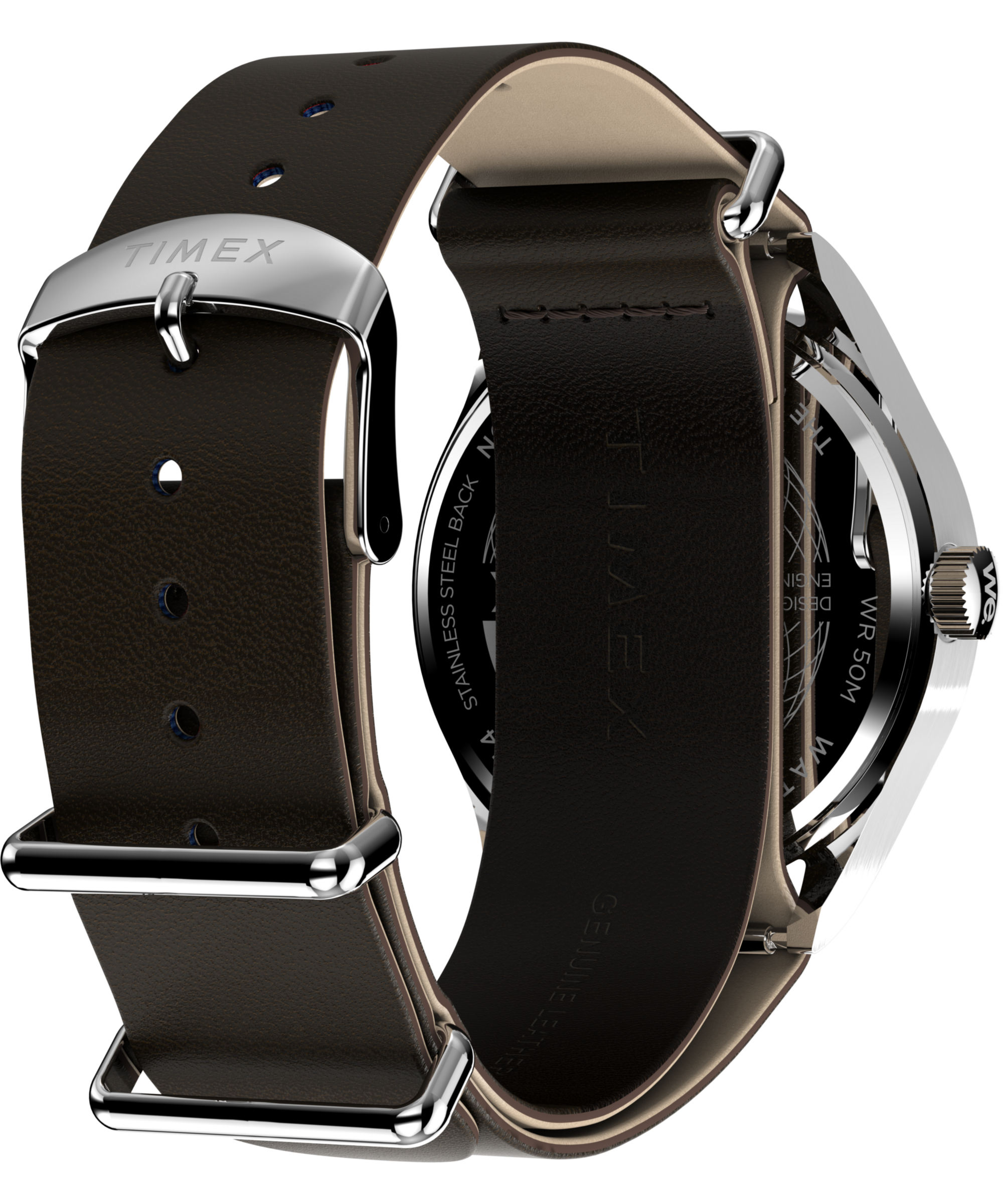 Timex Quarzuhr »WEEKENDER NEW ENGLAND« Armbanduhr, Herrenuhr, Lederarmband, Leuchtzeiger, analog