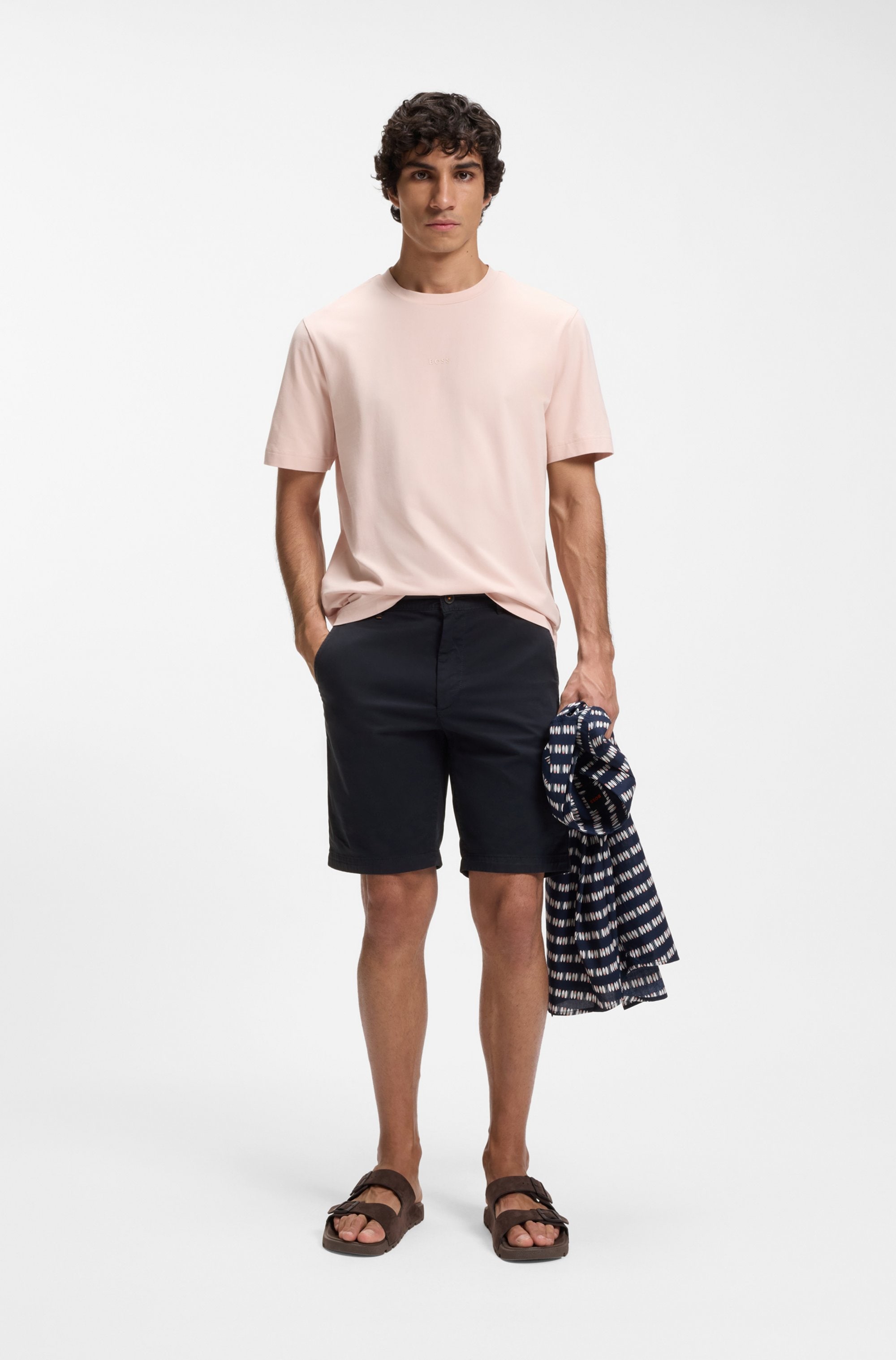 BOSS ORANGE Chinoshorts »slim Shorts«  in moderner Passform