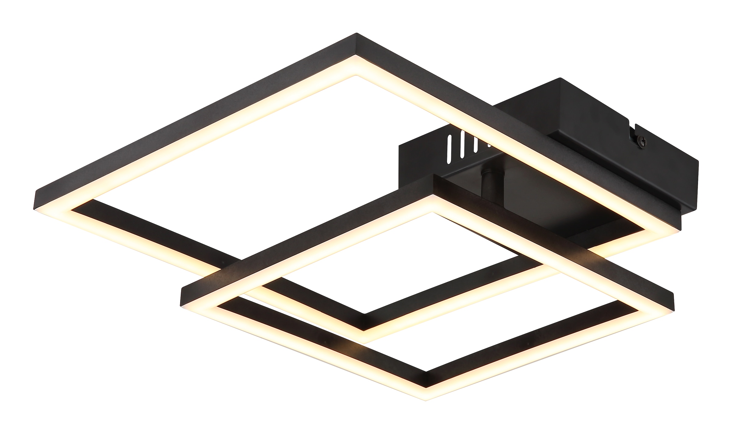 GLOBO LIGHTING LED Deckenleuchte »TYLER« LED-Modul Warmweiß Deckenlampe/Wohnzimmer/Schlafzimmer/modern