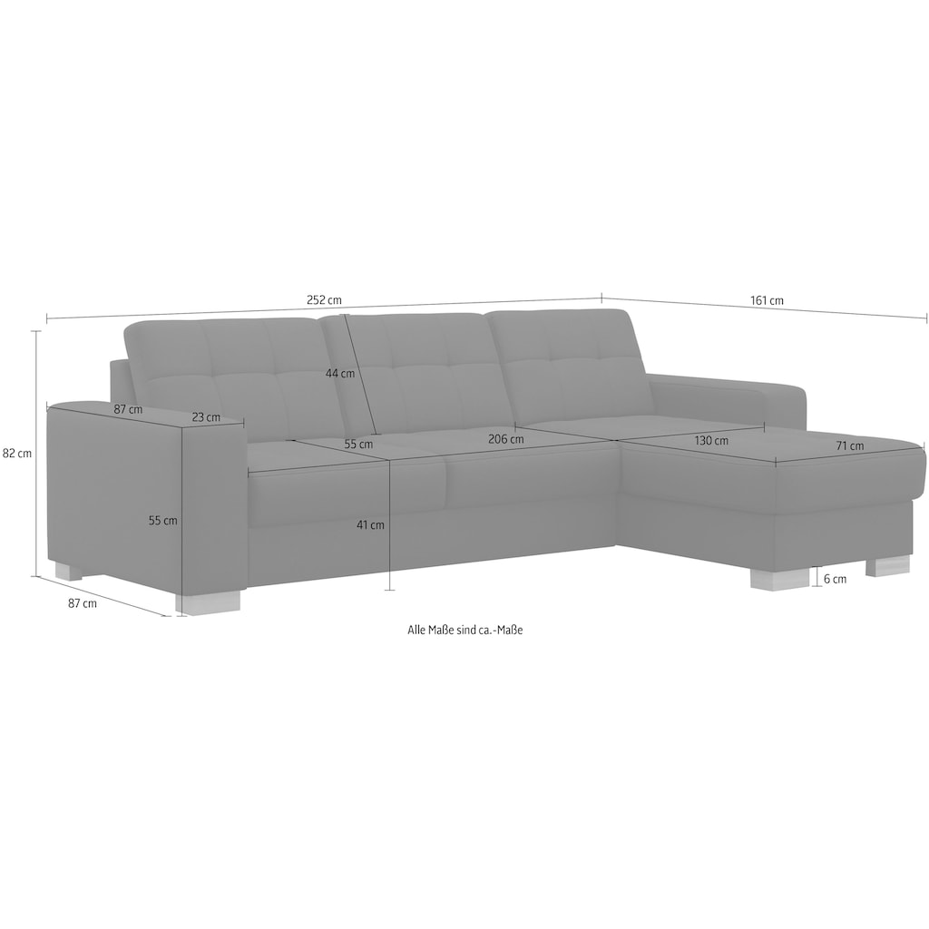 sit&more Ecksofa »Quincy«