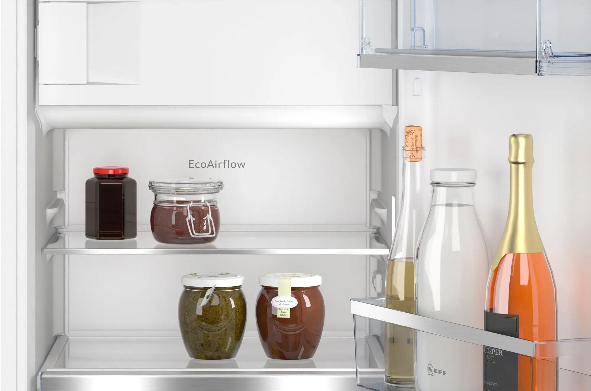 NEFF Einbaukühlschrank N 50 »KI2222FE0«, Fresh Safe: Schublade für flexible Lagerung von Obst & Gemüse