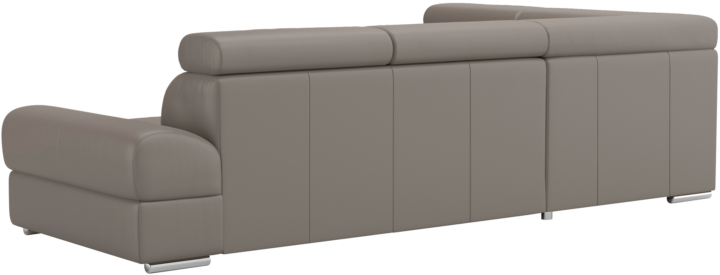 sit&more Ecksofa »Broadway L-Form«, mit verstellbaren Kopfteilen, wahlweise mit Bettfunktion