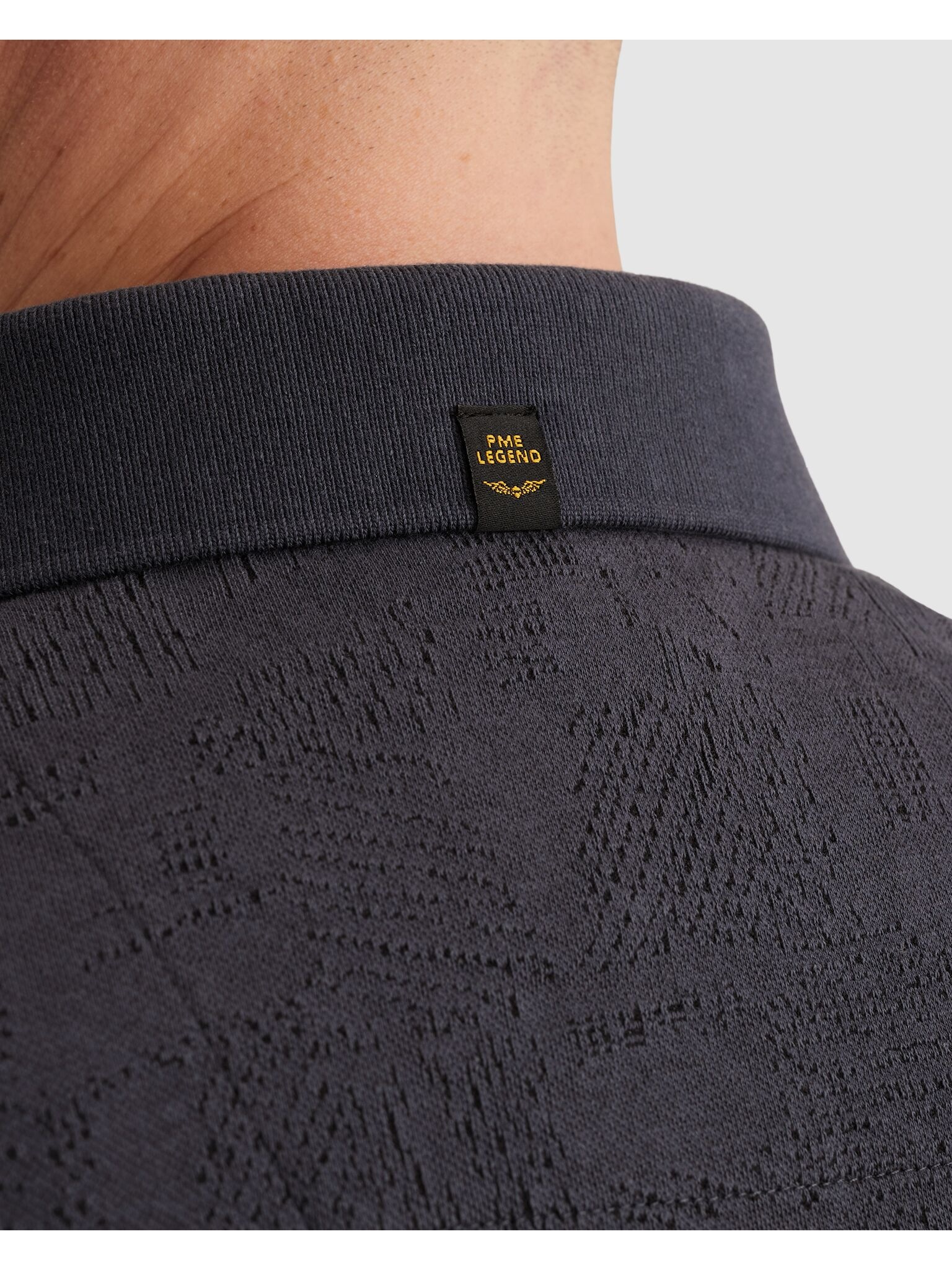 PME LEGEND Poloshirt »polo jacquard jersey« mit Logo Stickerei