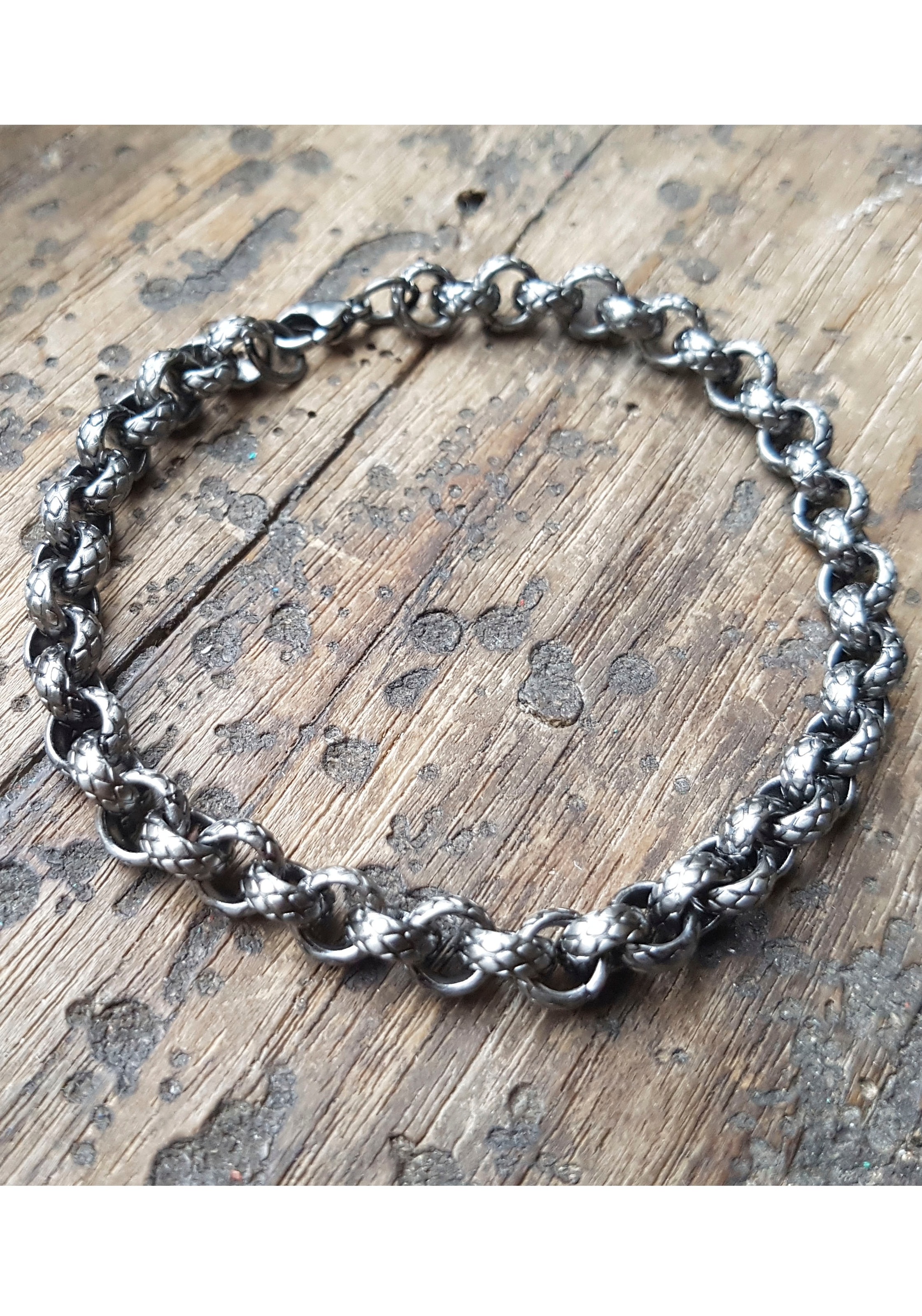 Firetti Edelstahlarmband »Schmuck Geschenk Armband Erbskette Vintage-Style«