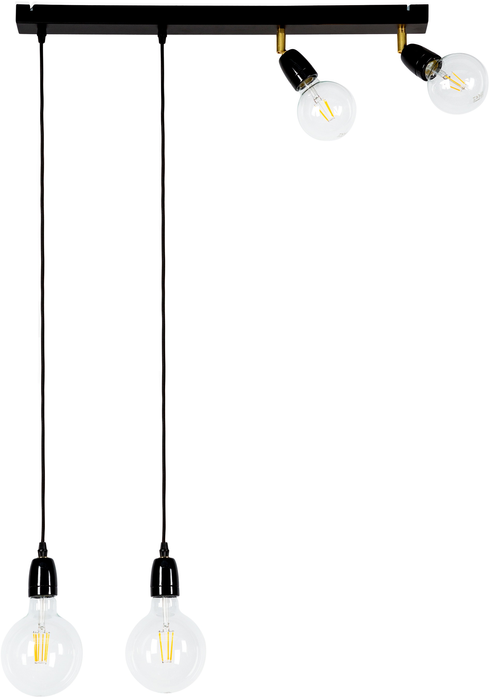BRITOP LIGHTING Deckenleuchte »Porcia«, 4 flammig, Leuchtmittel E27   ohne günstig online kaufen