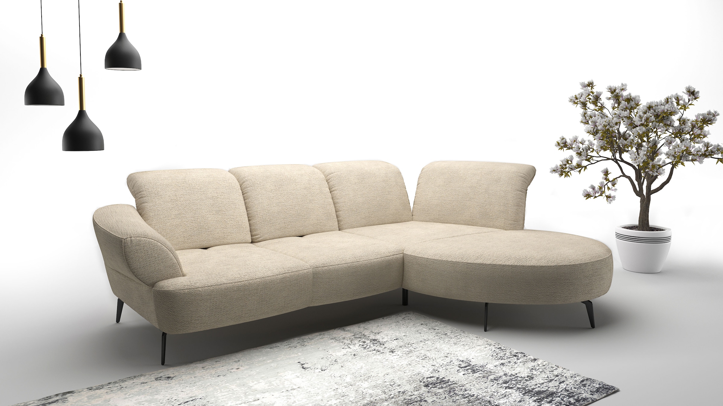 sit&more Ecksofa »Dance, L-Form, inkl. Sitztiefenverstellung« inkl. Click&S günstig online kaufen