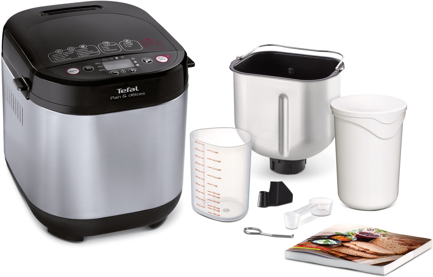 Tefal Brotbackautomat »Pain&Délices«, 20 Programme, 610 W, 3 Brotgrößen & B günstig online kaufen