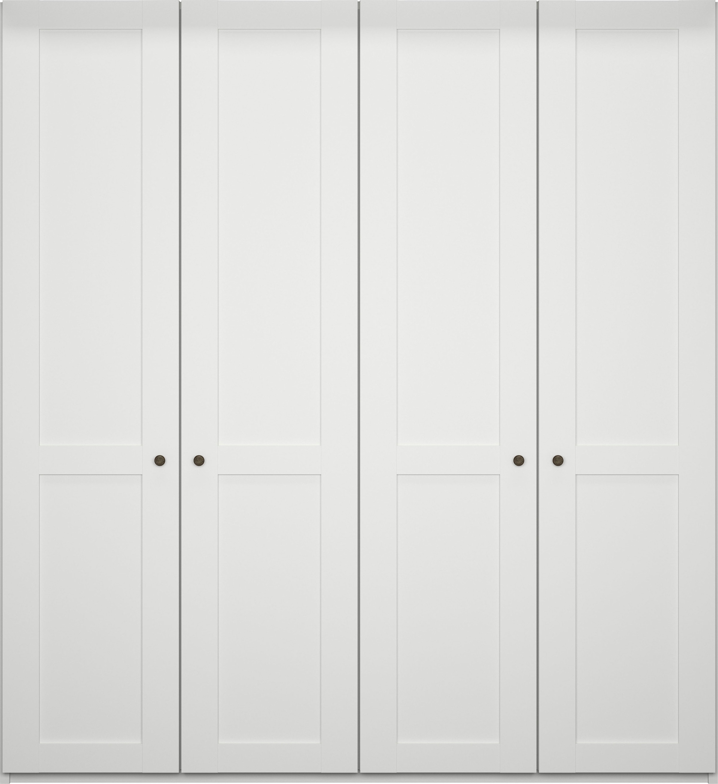 WIEMANN Drehtürenschrank »Göteborg, Kleiderschrank, Schrank, Wäscheschrank«, (4 Breiten, 2 Höhen 216/236 cm auswählbar, MADE IN GERMANY), inkl. Türendämpfung, langlebige Qualität, viel Stauraum