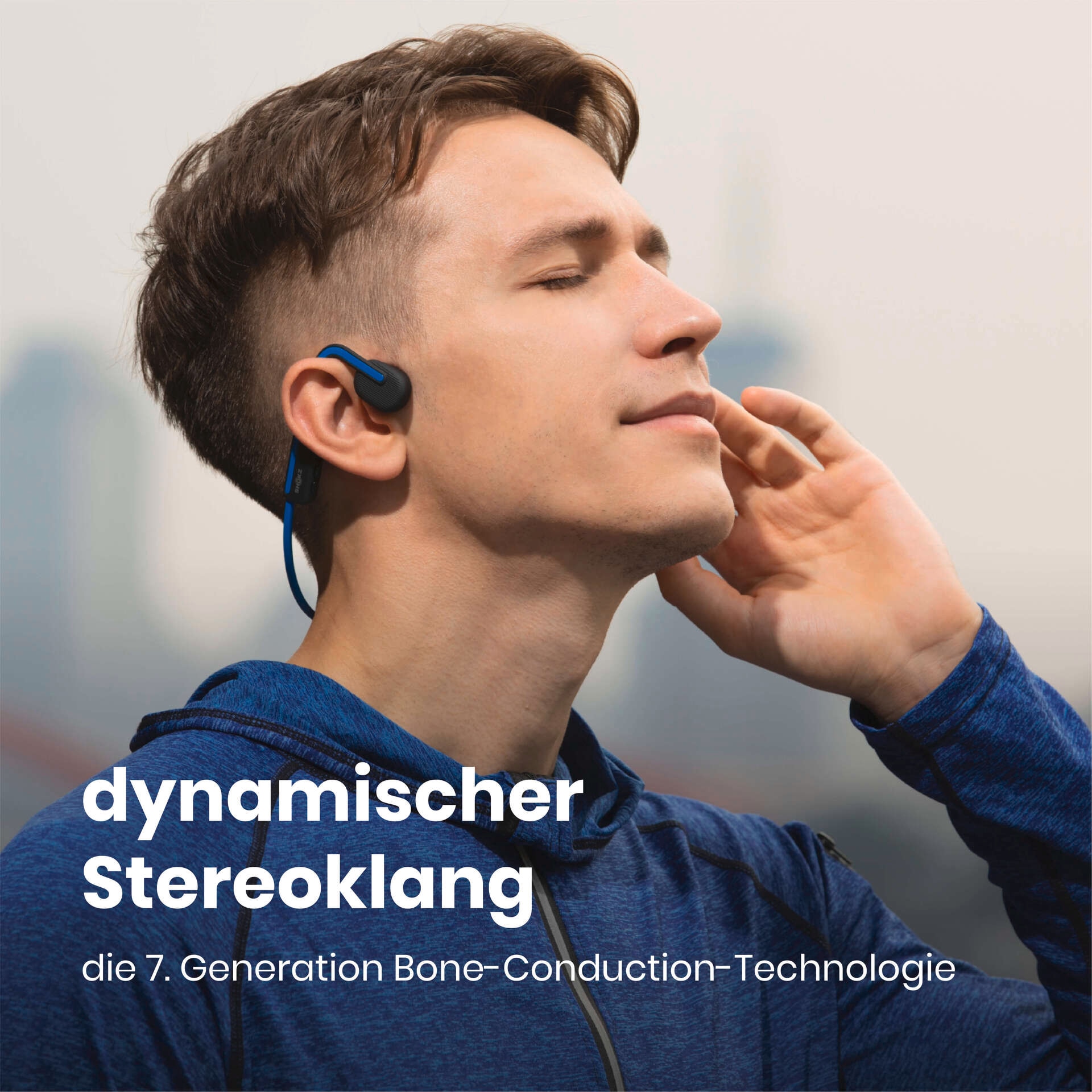 Shokz Open-Ear-Kopfhörer »OpenMove + Cooling Towel«