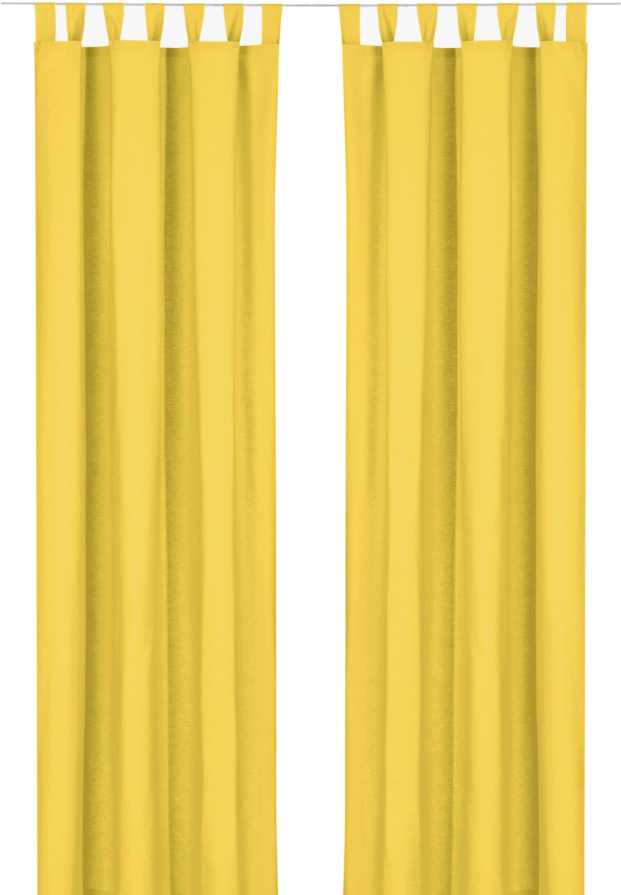 Weckbrodt Vorhang »Sento«, (1 St.), Baumwolle, blickdicht, matte Struktur, unifarben, Gardine, Store