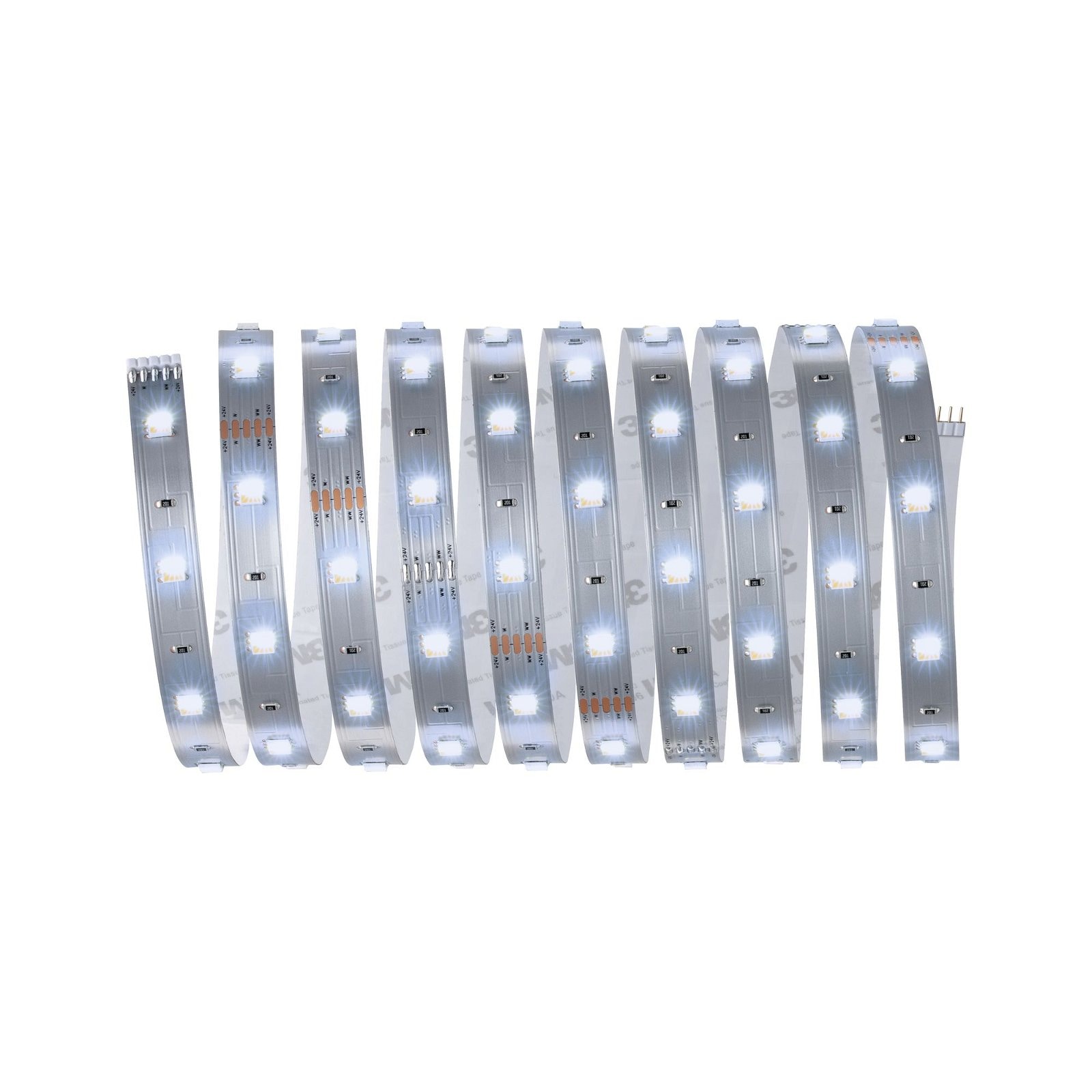 Paulmann LED-Streifen »MaxLED 250 Basisset 3m IP20 2700-6500K 11W 230/24V 24VA Silber«, 1 St.-flammig, TunableWhite