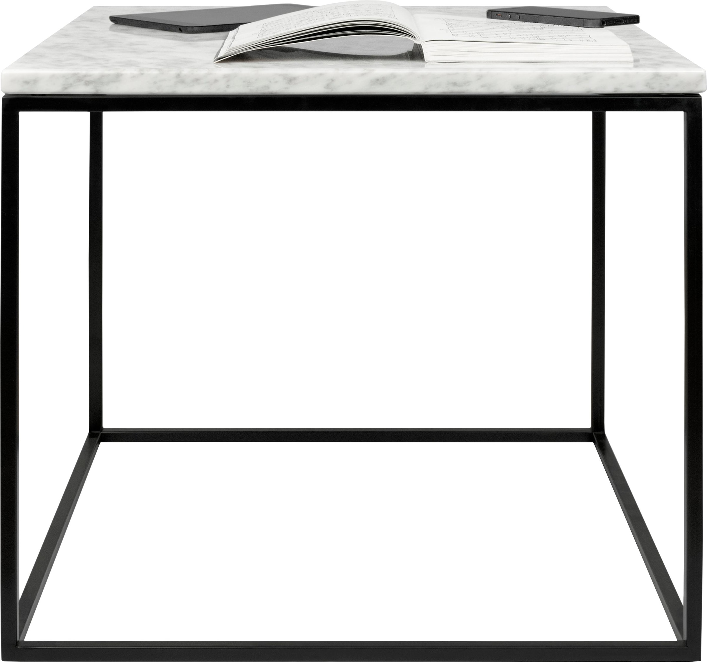 TemaHome Couchtisch »Gleam«, mit einer Platte aus Marmor, Breite 50 cm