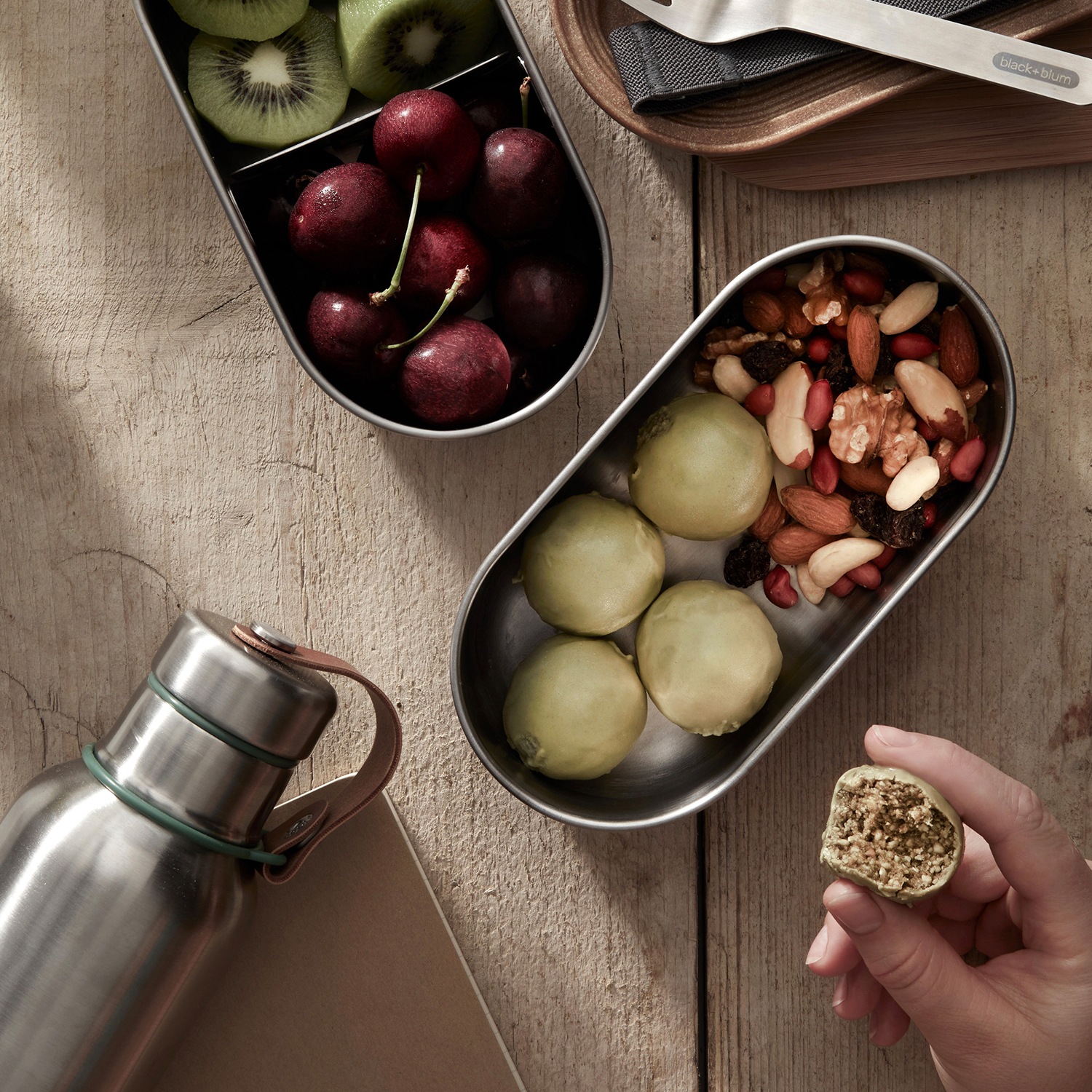 black+blum Lunchbox »Bentobox«, (Set, 2 tlg.), 2x500 ml
