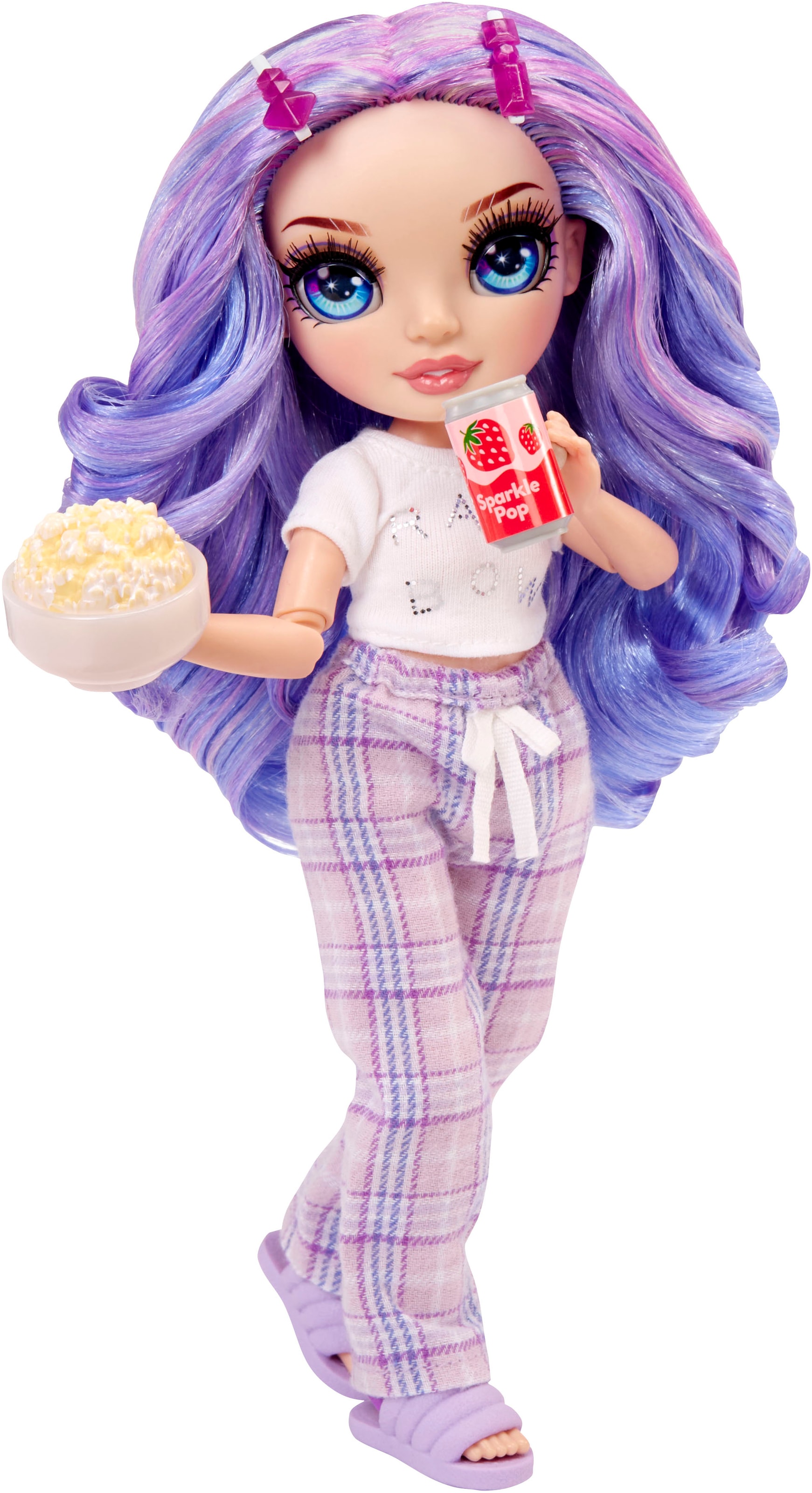 2. Bild von RAINBOW HIGH Anziehpuppe »Junior High PJ Party Fashion Doll Violet (Purple)«