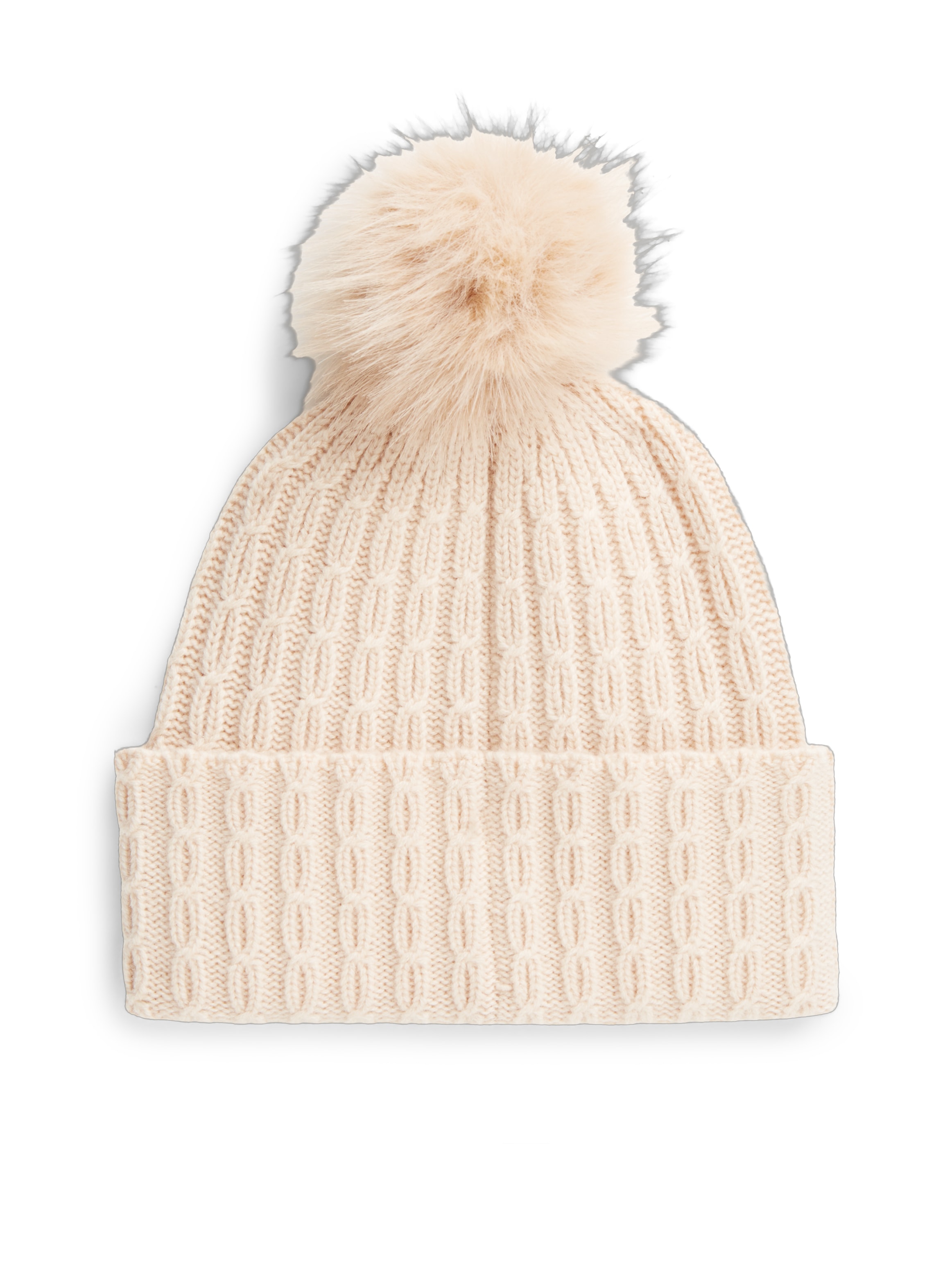 Tommy Hilfiger Beanie »TH SCRIPT CABLE POM« mit Kaschmiranteil