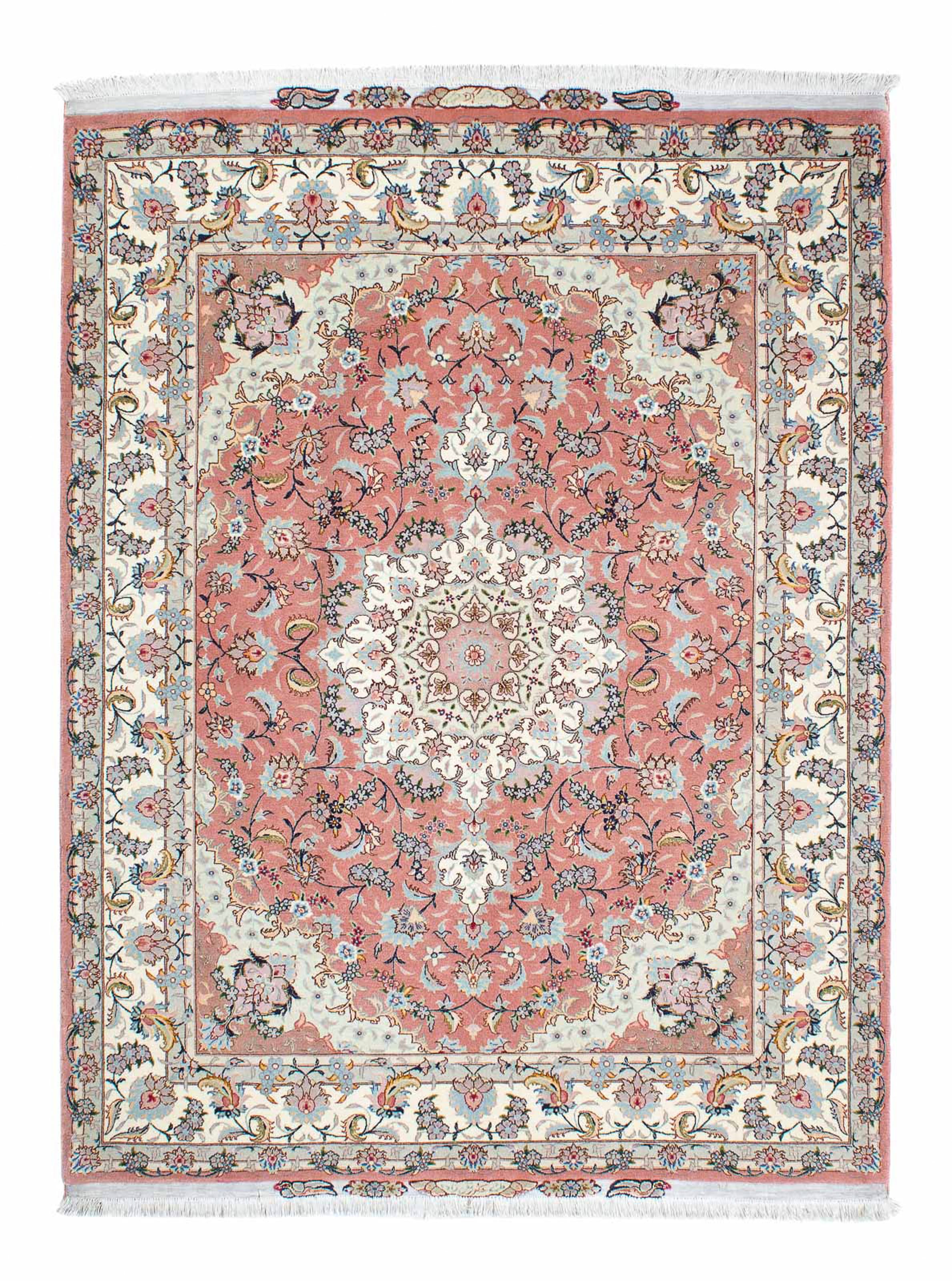 morgenland Orientteppich »Perser - Täbriz - Royal - 204 x 154 cm - rosa«, r günstig online kaufen