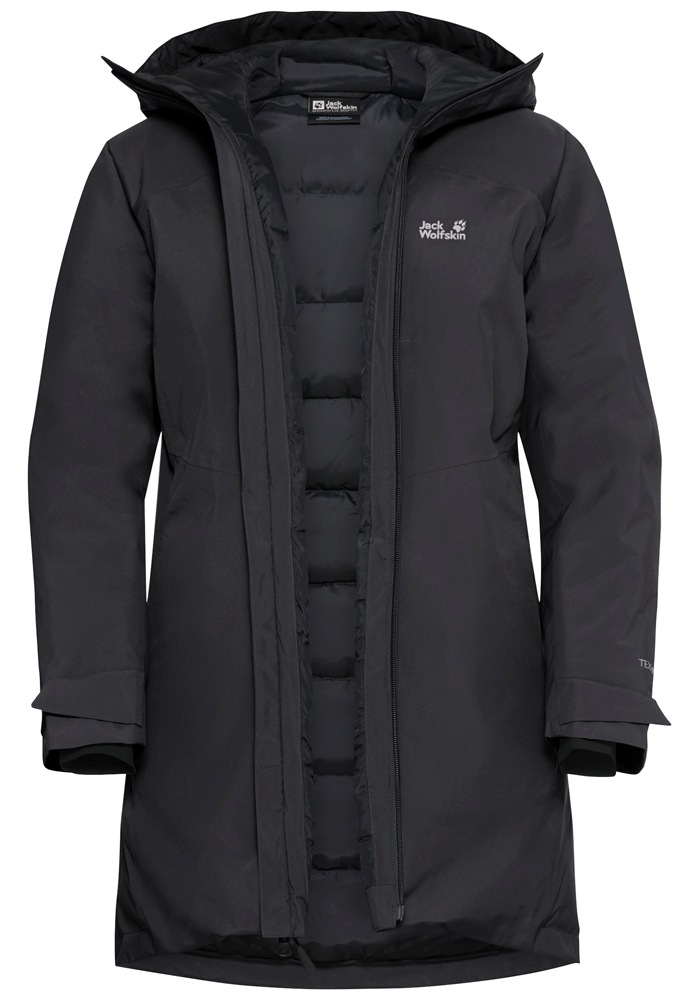 Jack Wolfskin Daunenjacke »ICECAPE 2L DOWN INS JKT W RDS«, mit Kapuze