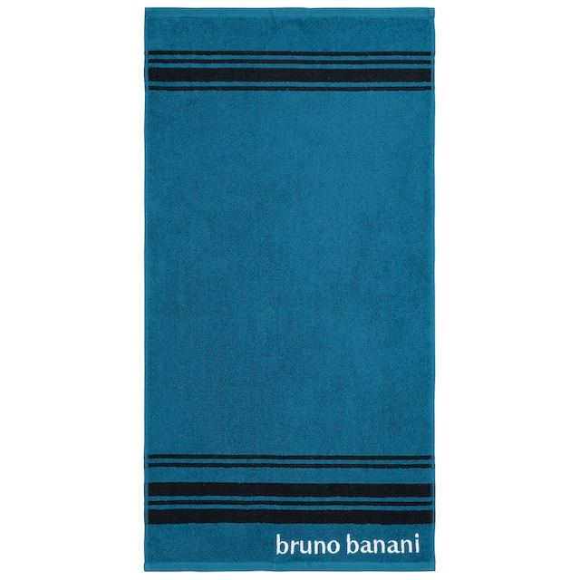 Bruno Banani Handtuch Set »Daniel«, Set, 5 tlg., Walkfrottee,  Streifen-Bordüre & Markenlogo, Handtücher aus 100% Baumwolle im Online-Shop  bestellen