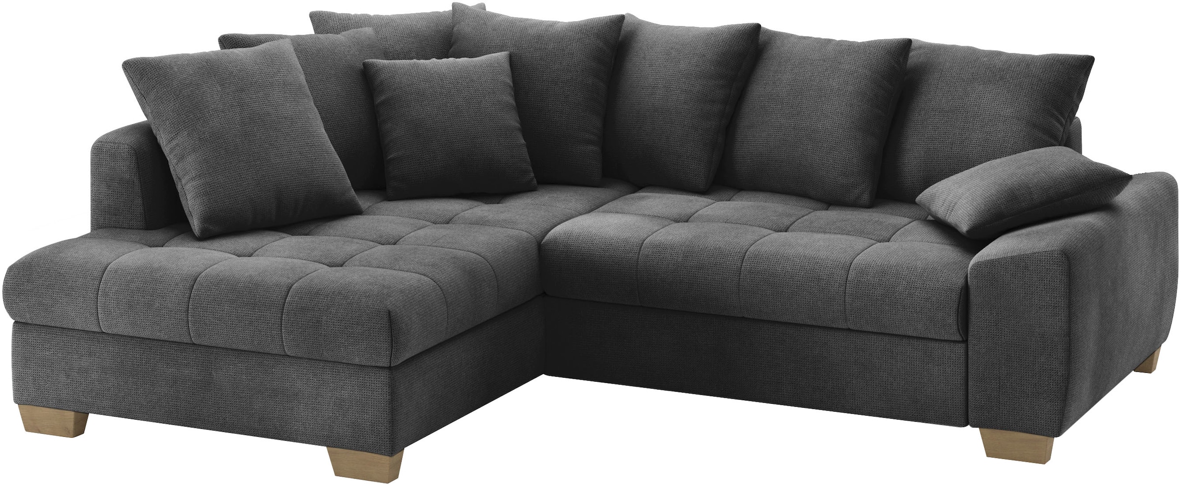 Mr. Couch Ecksofa »Nikita II, L-Form«, Wahlweise mit Bettfunktion, Bettkast günstig online kaufen
