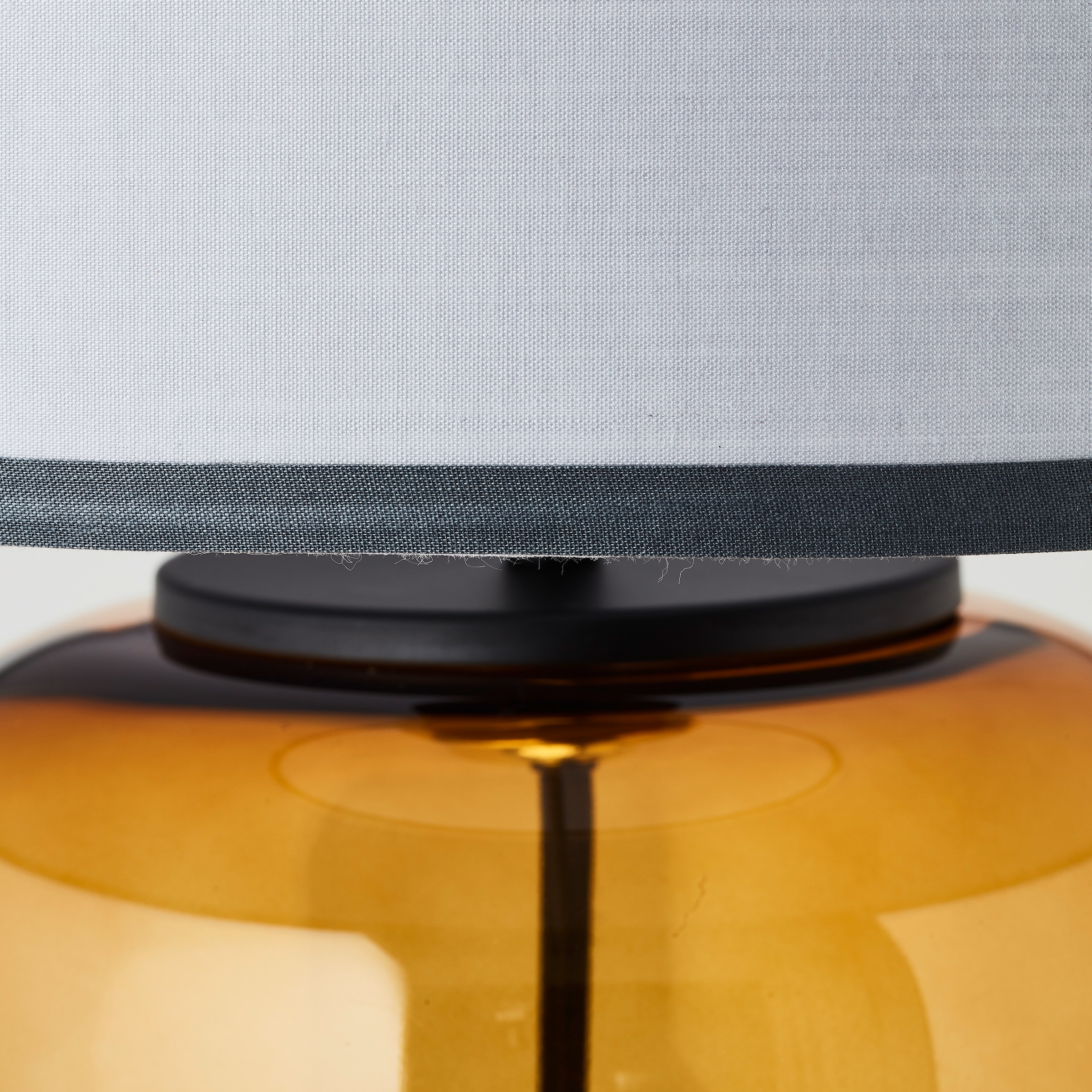 Brilliant Tischleuchte »Hydra«, 1 flammig, Leuchtmittel E27 | ohne Leuchtmittel, Ø 30 cm, E27, Glas/Textil