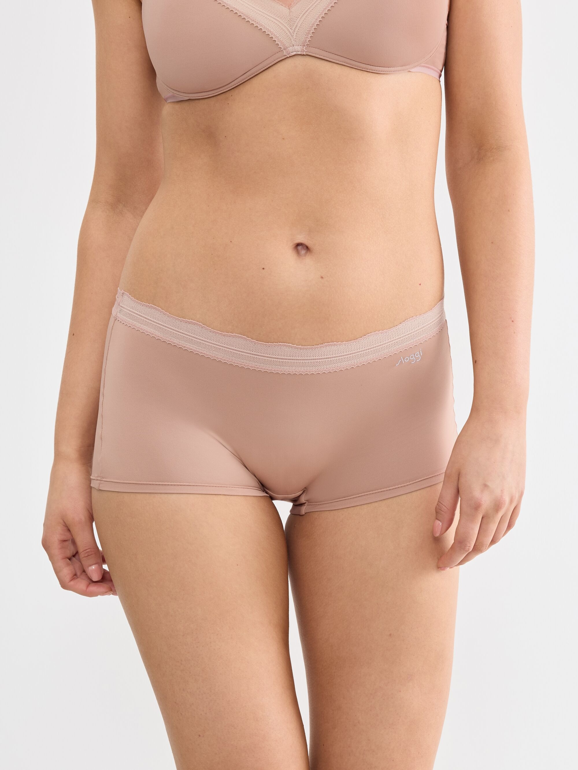 sloggi Panty »GO Blush Short 2P« mit Spitzendetails