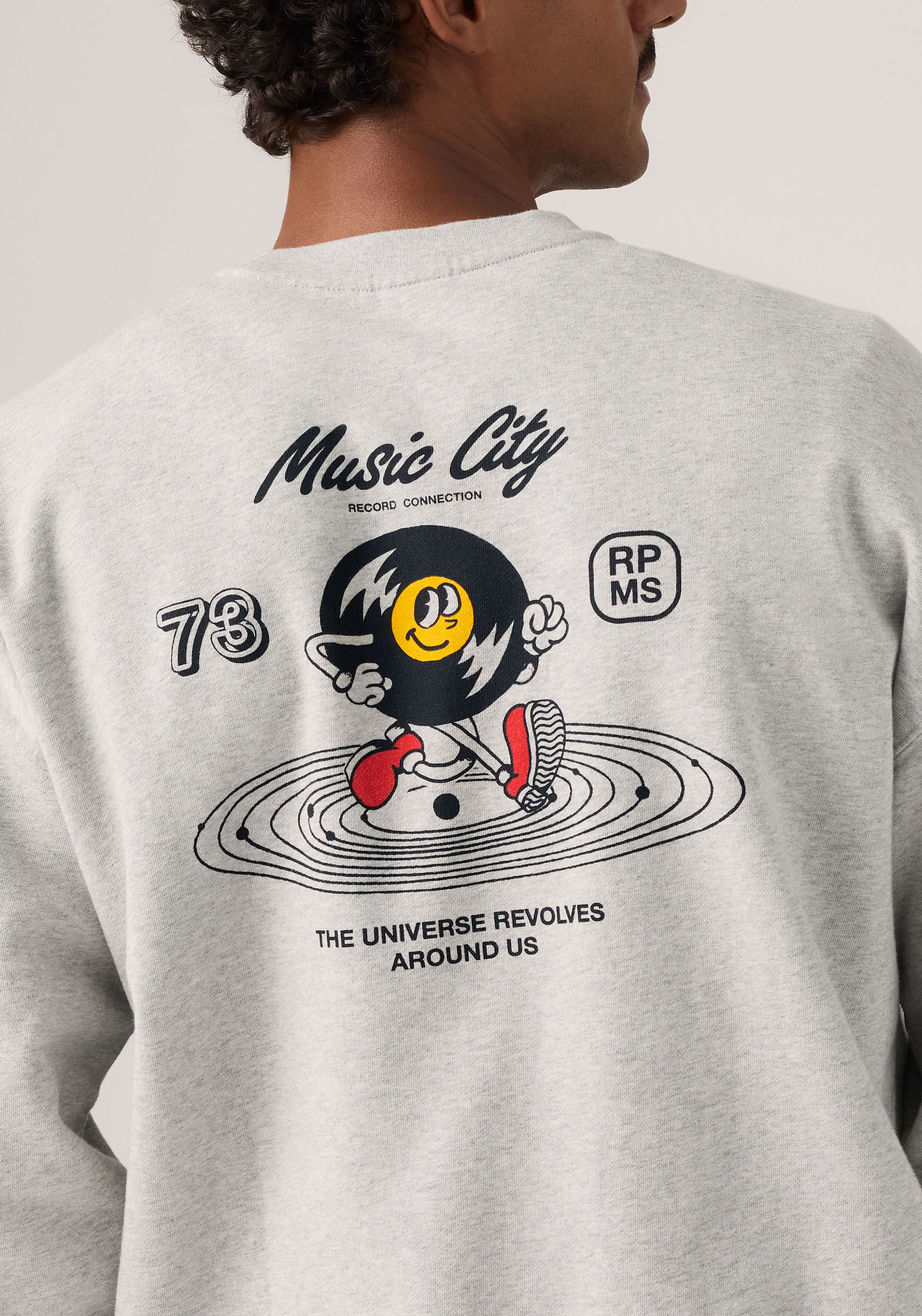 Levi's® Sweatshirt »SUNSET CREW«, Rückenteil mit plakativen Druck
