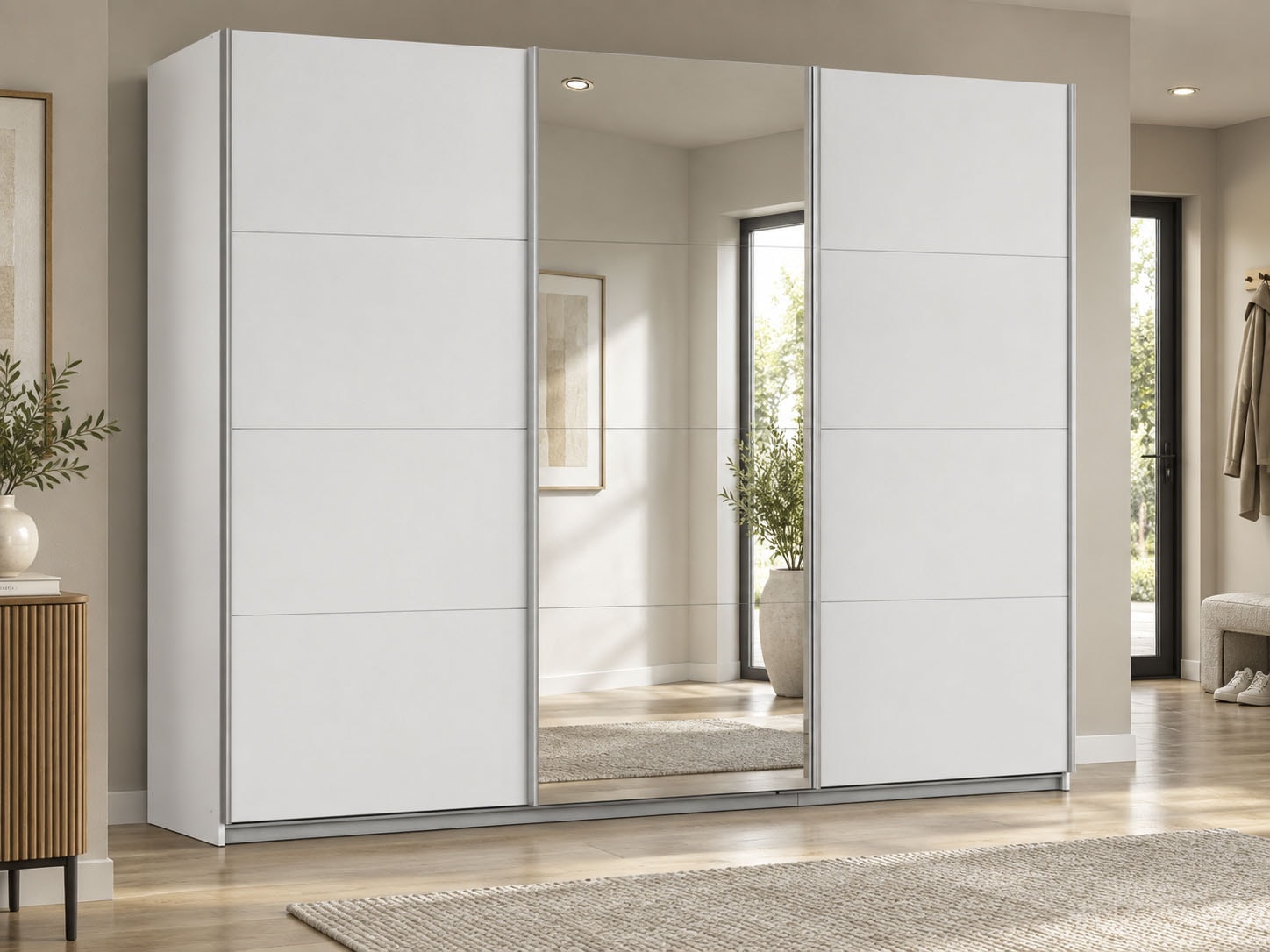 OTTO home Kleiderschrank »Schrank Schlafzimmerschrank Garderobe Stauraum Wäscheschrank CORTONA« zeitloser Kleiderschrank mit CLASSIC-Zubehörpaket MADE IN GERMANY