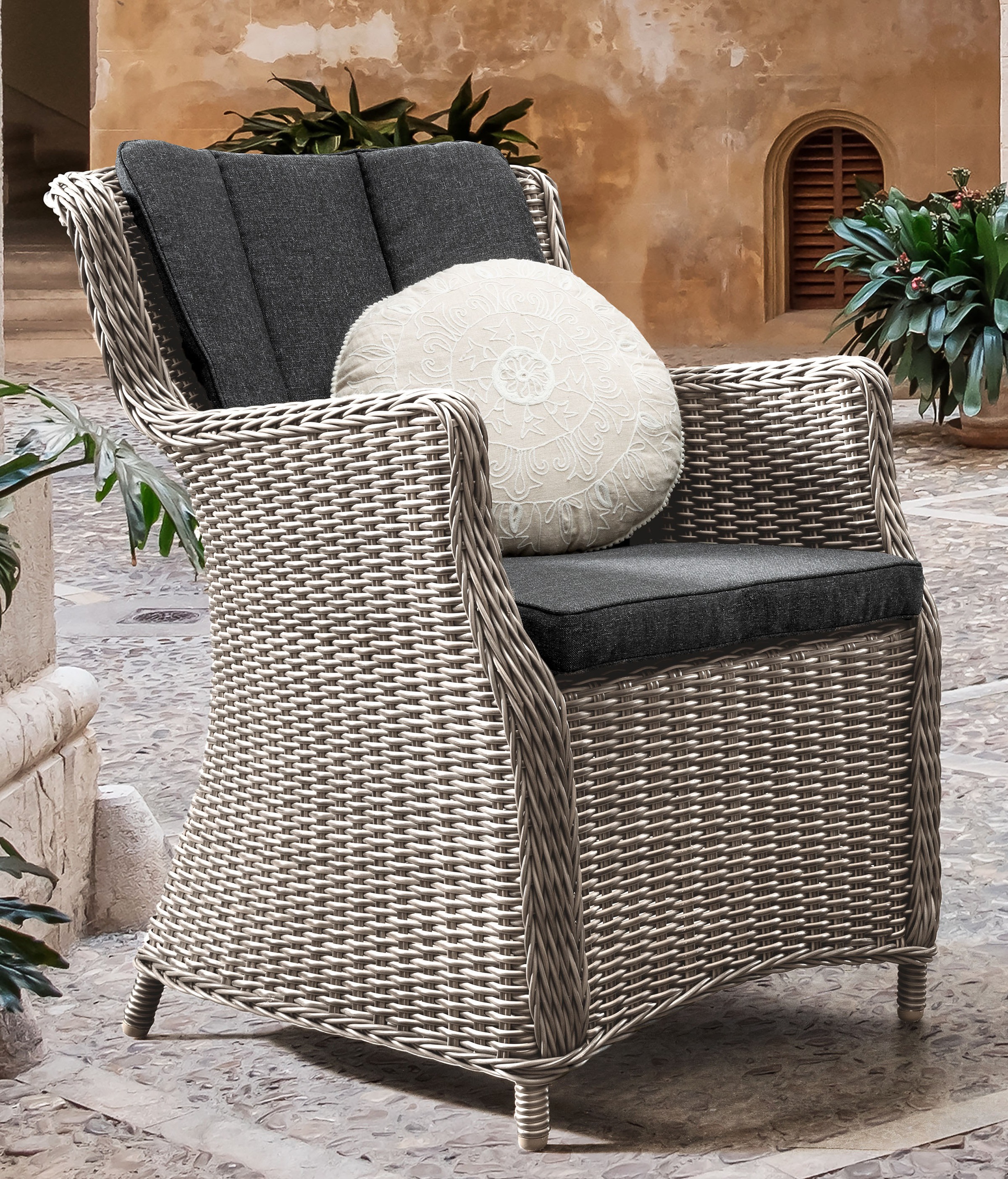 Destiny Balkonset »LUNA MERANO« Set, 1 Beistelltisch, 2 Sessel, 3 Stk. tlg. günstig online kaufen