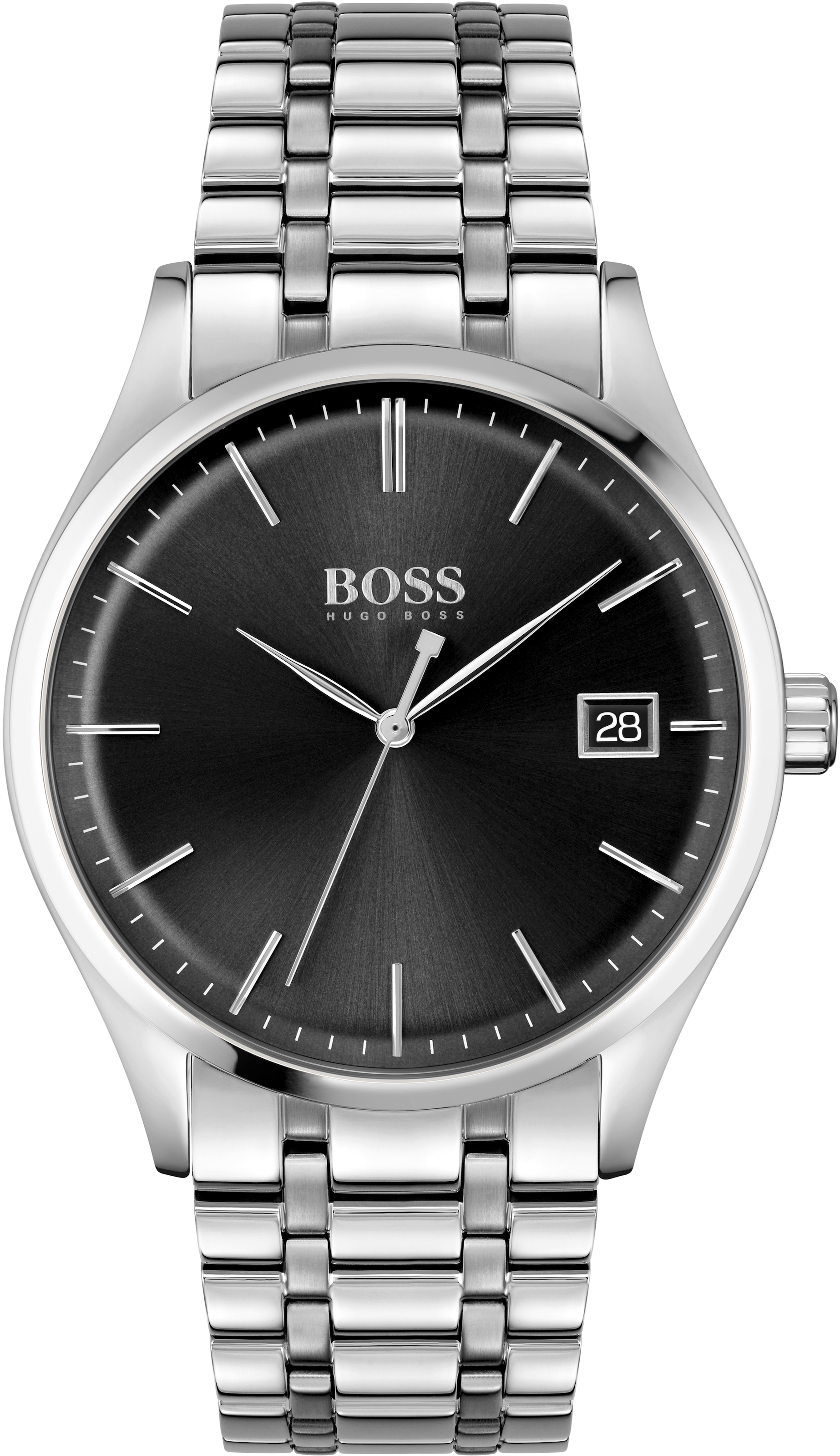 BOSS Quarzuhr »COMMISSIONER, 1513833«, Herrenuhr, Armbanduhr, Datum, analog günstig online kaufen