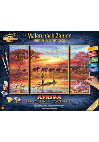 Schipper Malen nach Zahlen »Meisterklasse Triptychon - Afrika, Zauber eines... kaufen