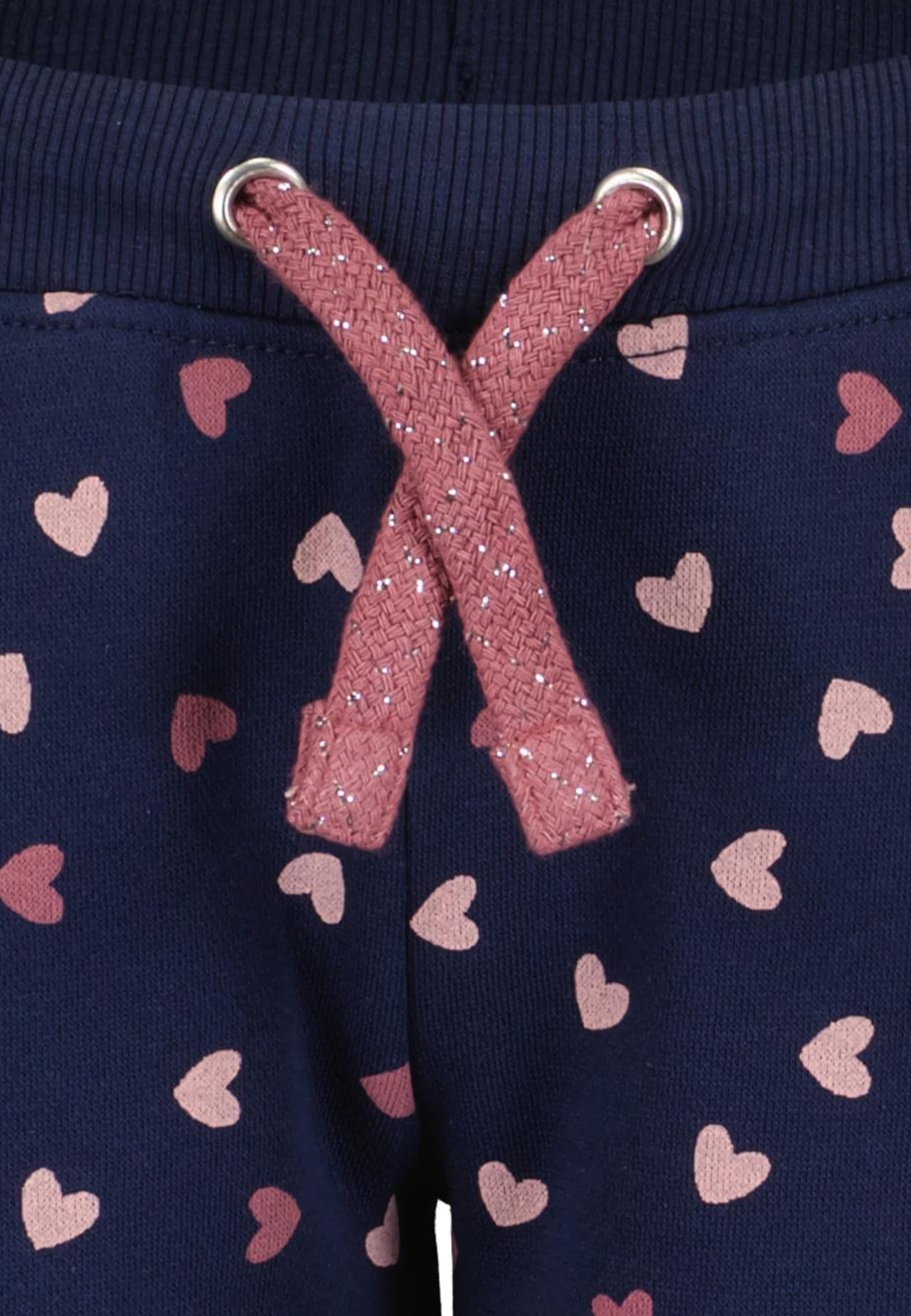Blue Seven Sweathose  im tollen Herzchen-Alloverprint
