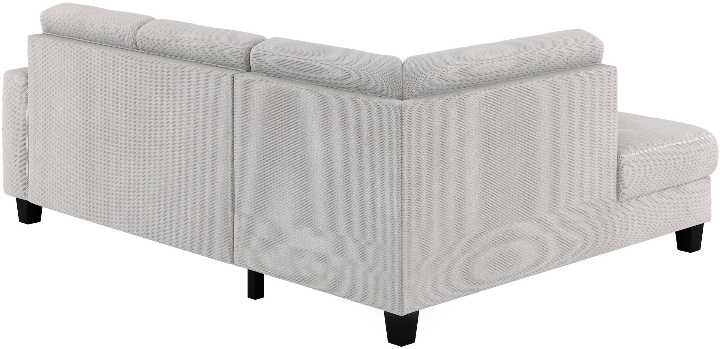 Places of Style Ecksofa »Varese«, wahlweise mit Bettfunktion und Bettkasten