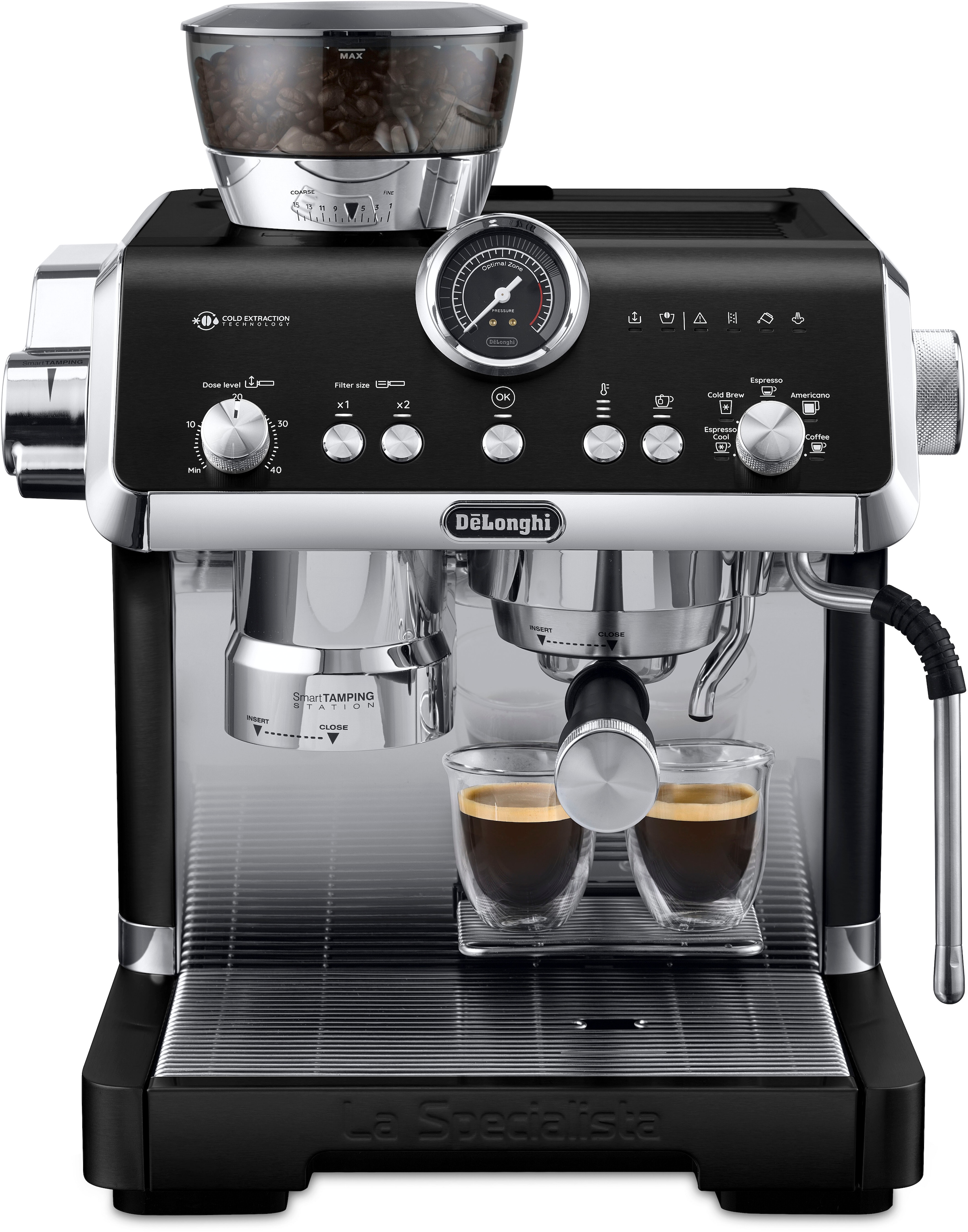 De'Longhi Espressomaschine »La Specialista Opera Cold Brew EC9555.BK«, schwarz