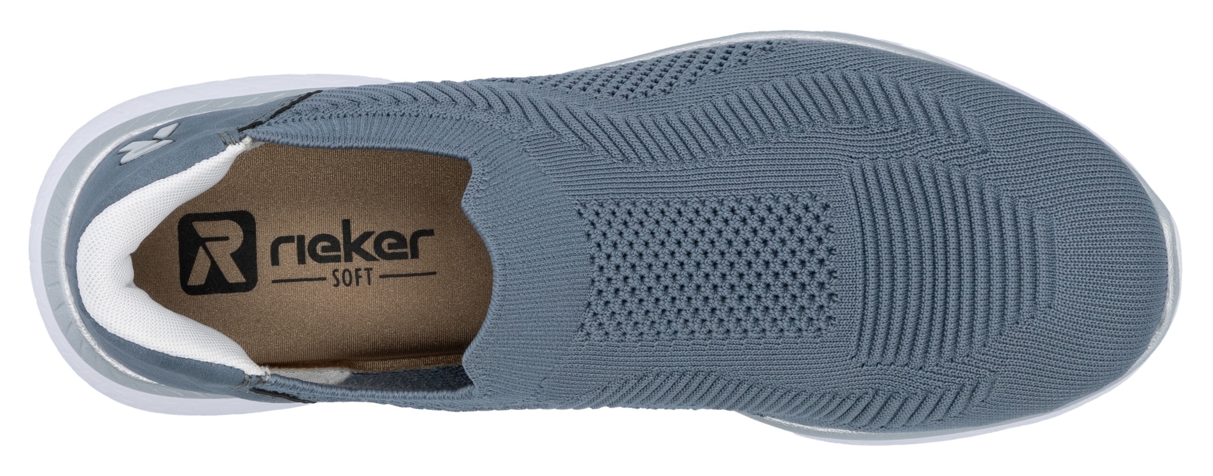 RIEKER Sport Slip-On Sneaker »Ready2GO«, Slipper, Halbschuh, Freizeitschuh mit MemoSoft-Innensohle