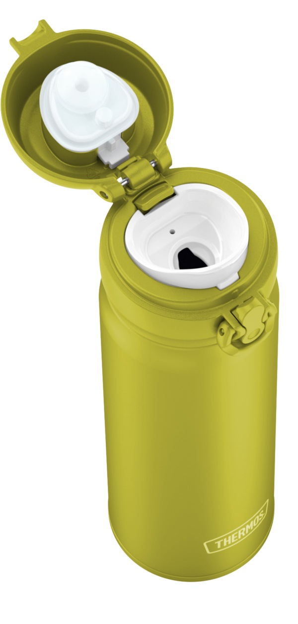 THERMOS Isolierflasche »ULTRALIGHT BOTTLE, doppelwandiger Edelstahl, spülmaschinenfest« 10h heiß & 20h kalt, zerlegbares Safe Flow Lid