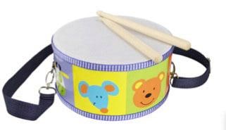 Clifton Spielzeug-Musikinstrument »Kindertrommel mit Motiv«, mit Kinderlieder CD