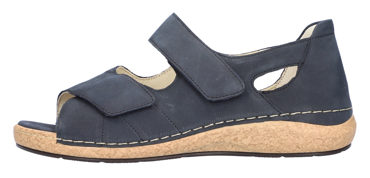 Waldläufer Sandale »K-Heliett«  , Sommerschuh, Sandalette, Keilabsatz, in Komfortweite K (= extraweit)