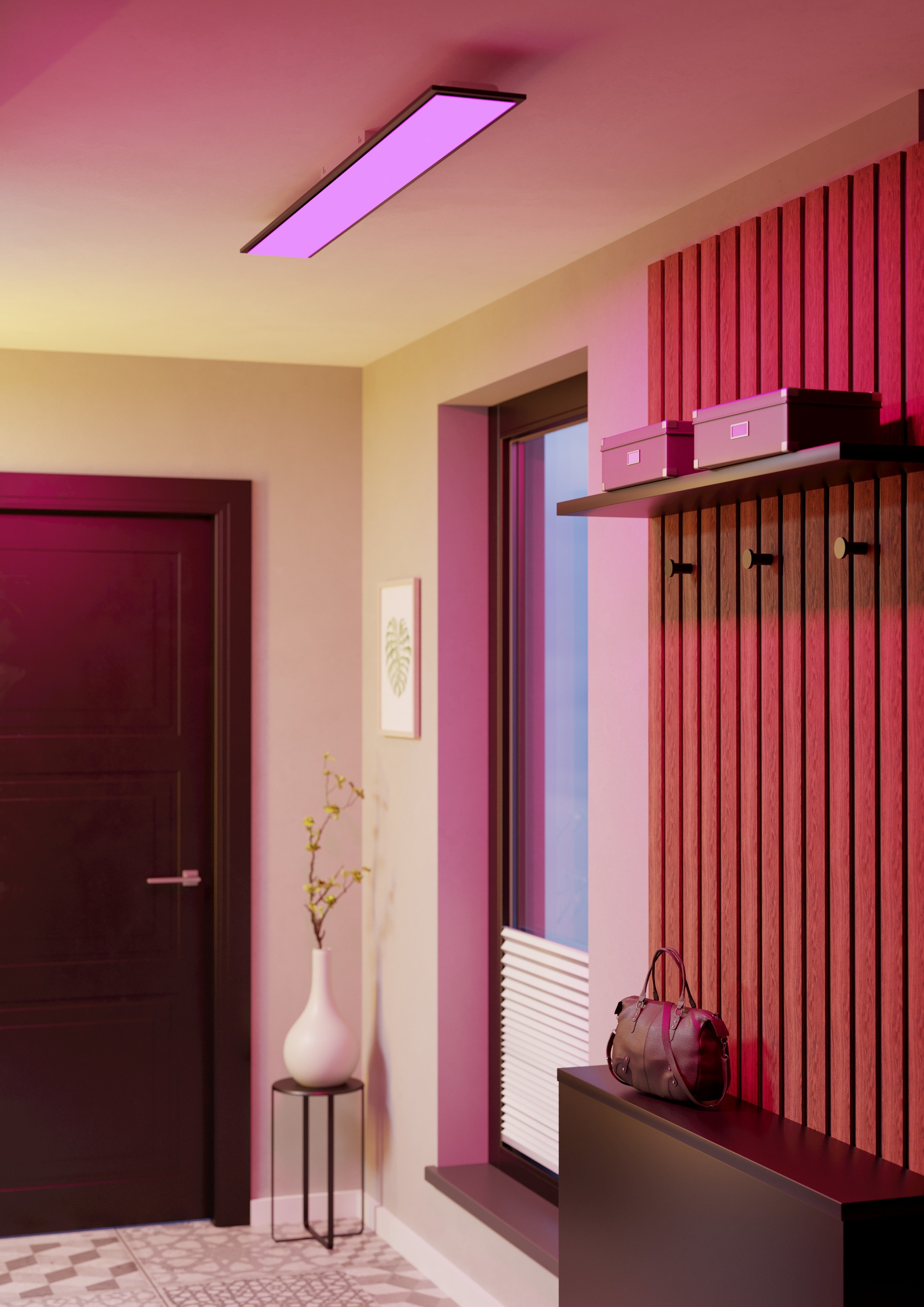 EGLO LED Deckenleuchte »MORADILLO-Z Deckenlampe - Stahl - LED - 28W - IP20« LED-Modul 1 Stk. Kaltweiß | Neutralweiß | RGB | Warmweiß Wohzimmerlampe, Esszimmerlampe, Schlafzimmer, L119,5 x B14,5 x H6,1 cm