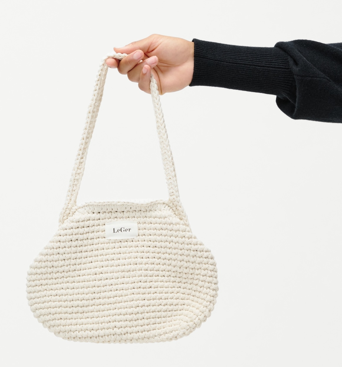 LeGer Handtasche »Perle Bag« in Häkeloptik