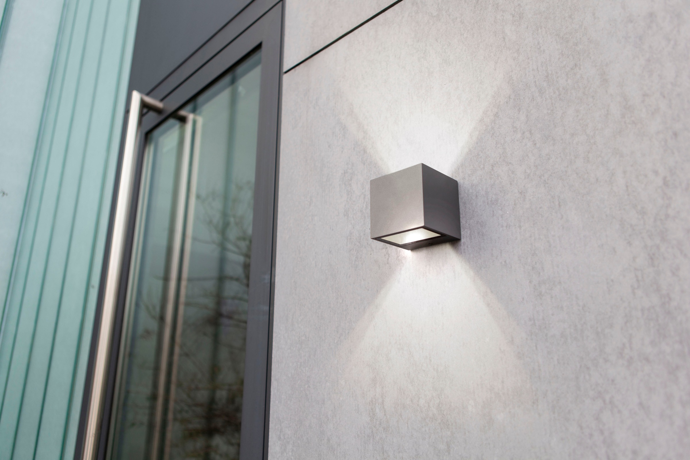 LUTEC LED Außen-Wandleuchte »GEMINI«, Leuchtmittel LED-Modul | LED fest integriert