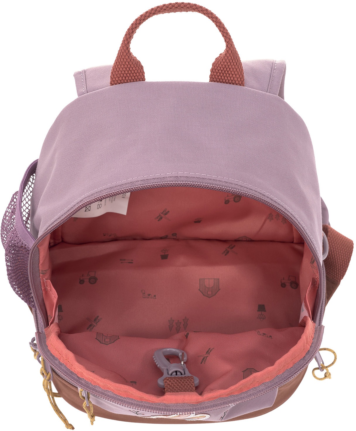 LÄSSIG Kinderrucksack »Adventure, Dragonfly, Mini Backpack« Floureszierende Flächen PETA-approved vegan