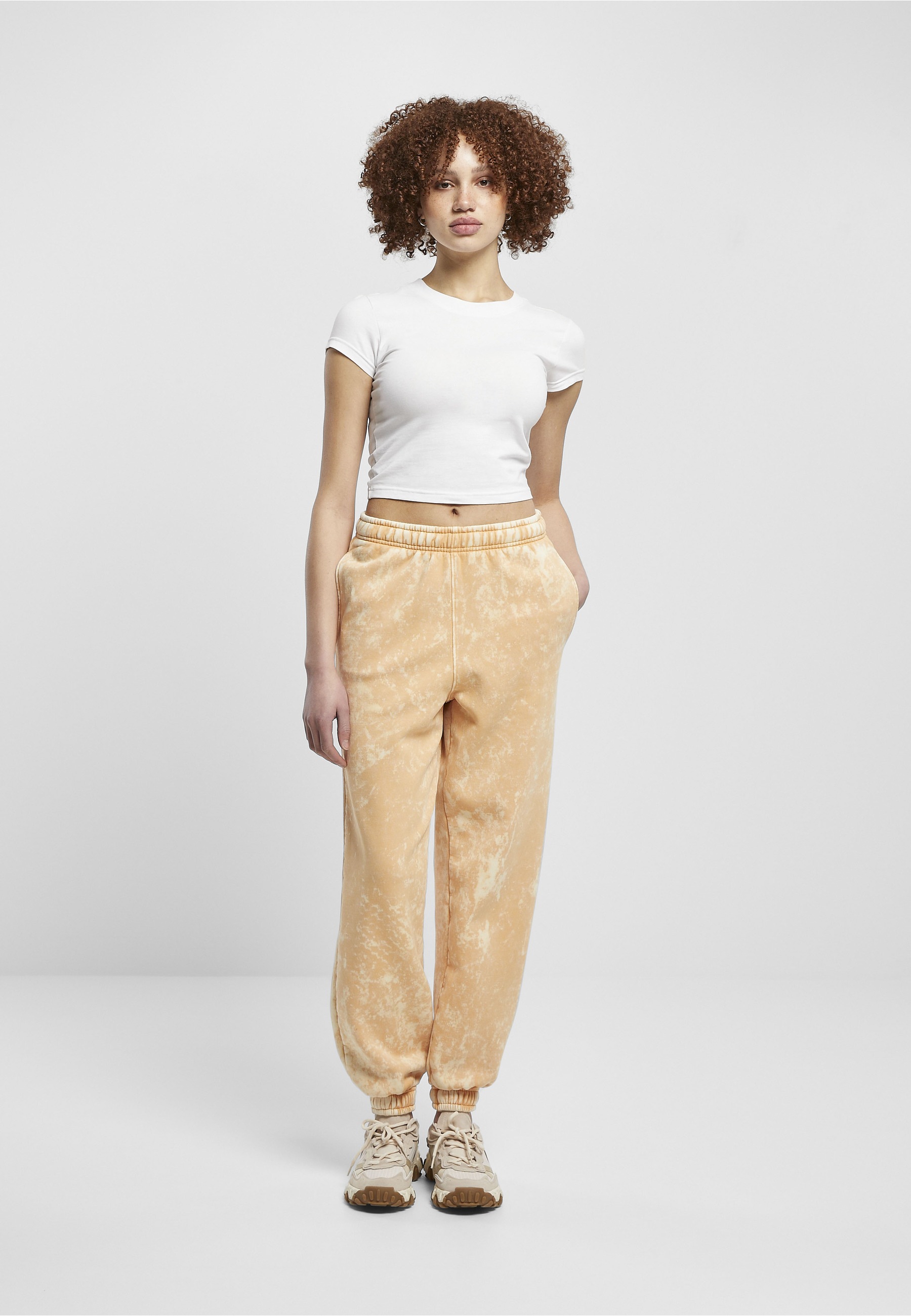 URBAN CLASSICS Jogginghose »Urban Classics Damen Ladies Towel Washed Sweat Pants«