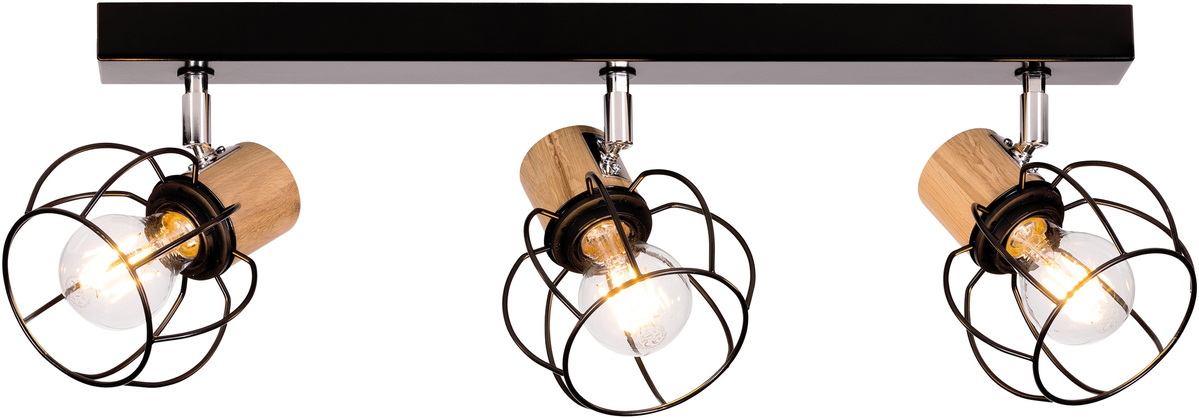 BRITOP LIGHTING Deckenleuchte »Phiphi«, 3 flammig, Leuchtmittel E27   ohne günstig online kaufen